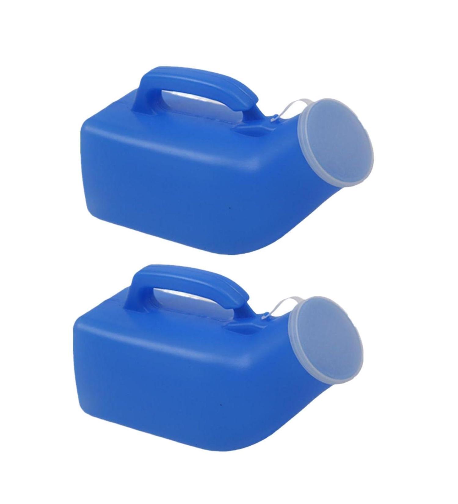 BBASILIYSD Urinals For Men 2000ml Thick Plastic Mens Bedpan With Lid - Spill Proof Urinary P4h8 Urinal Pee Male Campin - Buy Online on GoSupps.com