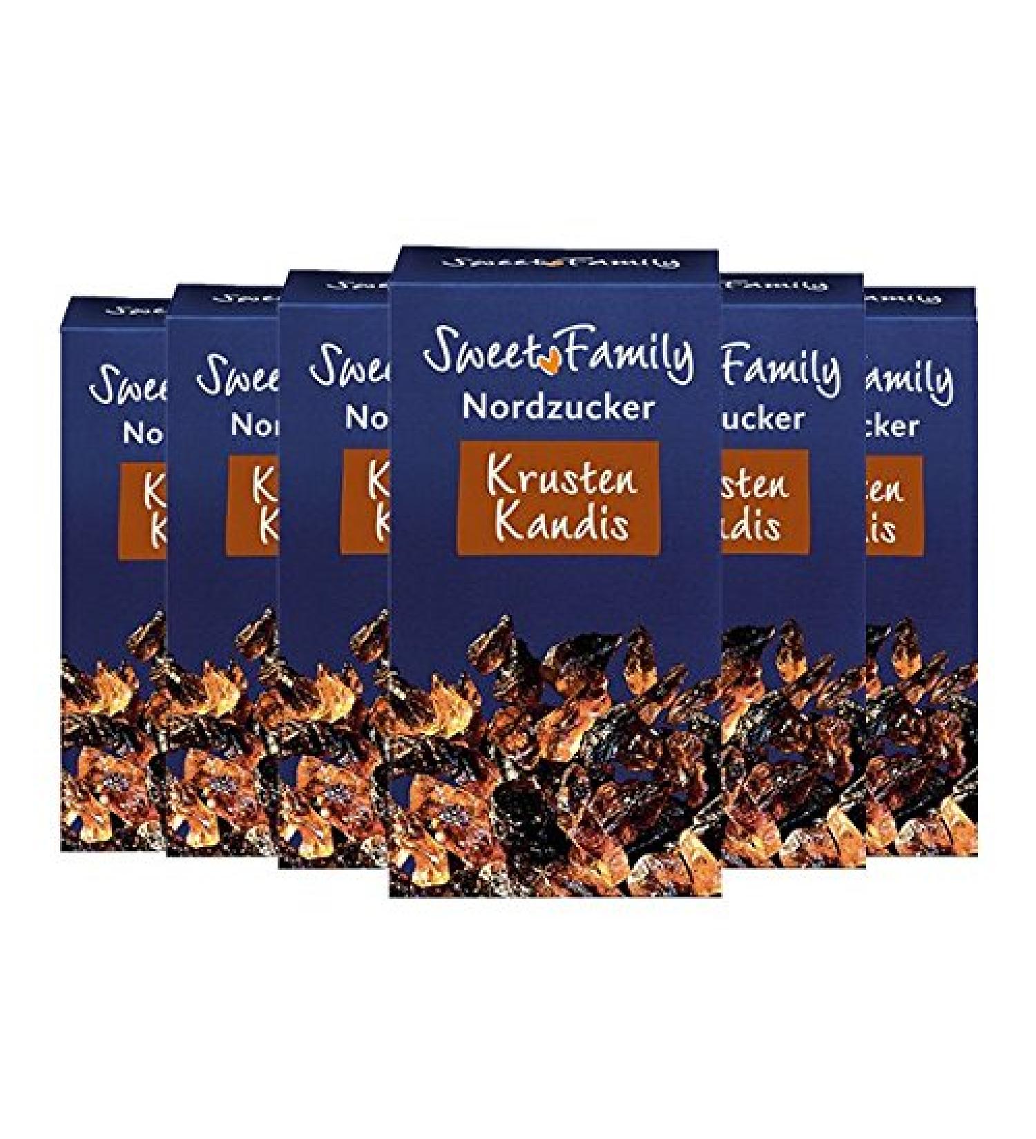 Sweet Family Crust Rock Candy 500g Pack of 6 500 g (Pack of 6)