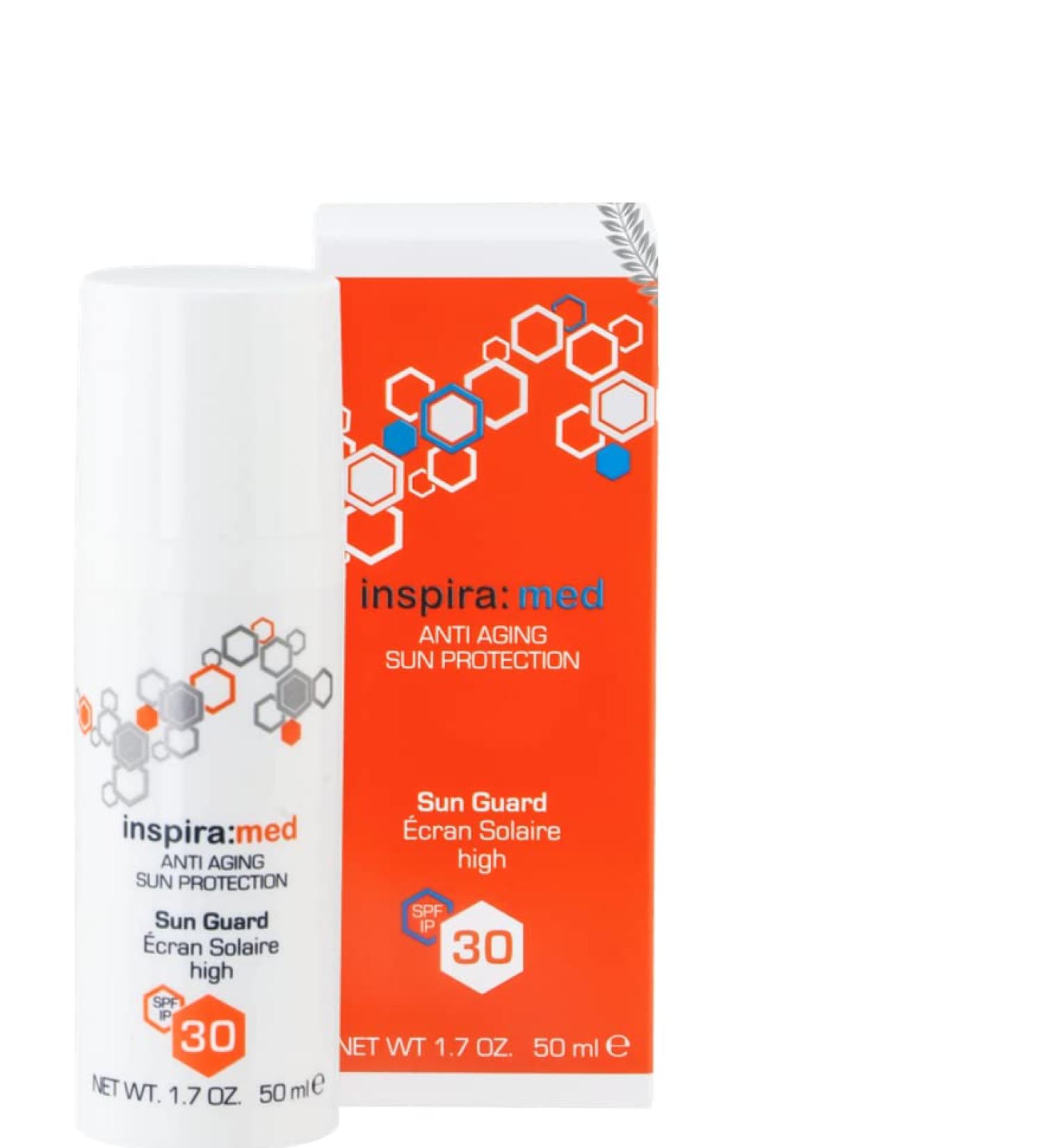 inspira: cosmetics med Anti-Ageing Sun Guard SPF 30 Sun Protection for the Skin 50 ml - Buy Online on GoSupps.com
