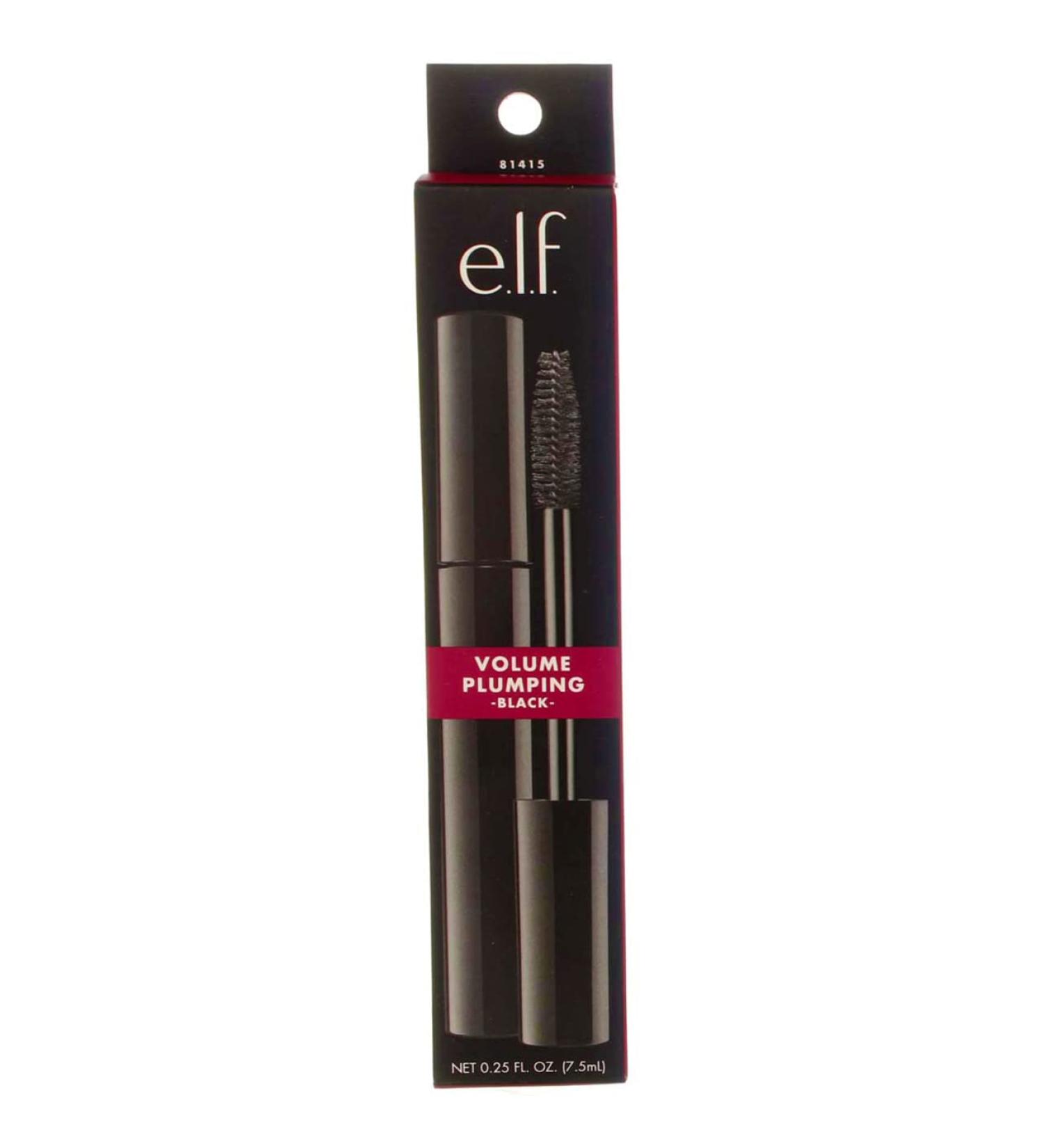 E.L.F. Volume Plumping Mascara - Black 0.25 fl oz | Bold & Dramatic Lashes - Buy Online on GoSupps.com