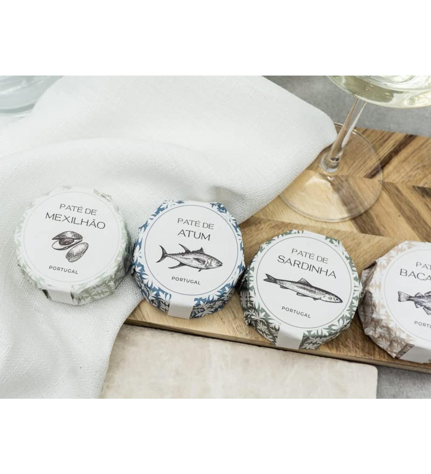 Fine Food Machado Pat Gift Set: Premium Sardines Mussels Tuna & Salmon from Portugal - Perfect Holiday Delivery Before Christmas - Buy Online on GoSupps.com