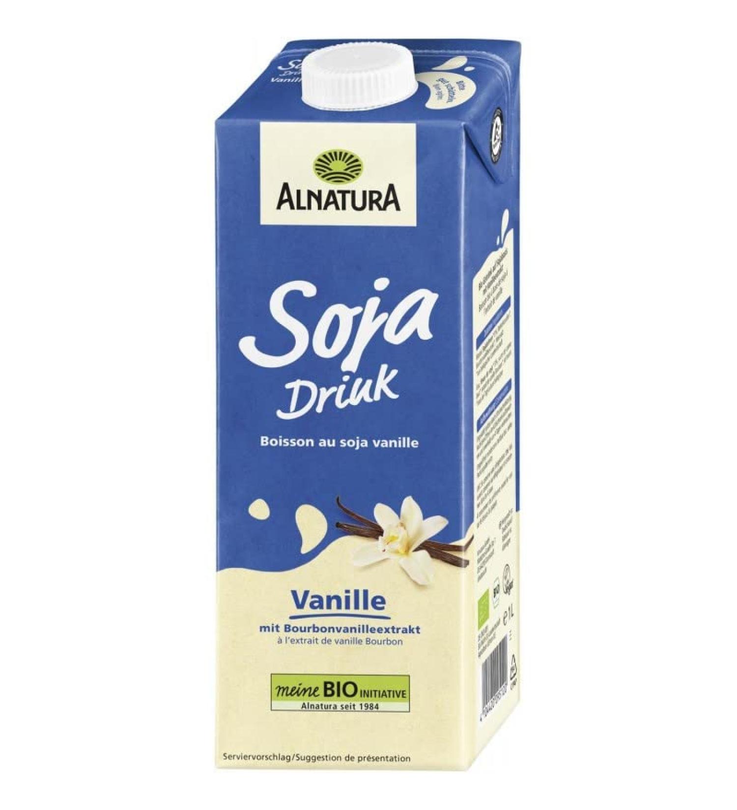 AlNATURA - Organic Soy Drink Vanilla 1L - Pack of 4 - Buy Online on GoSupps.com