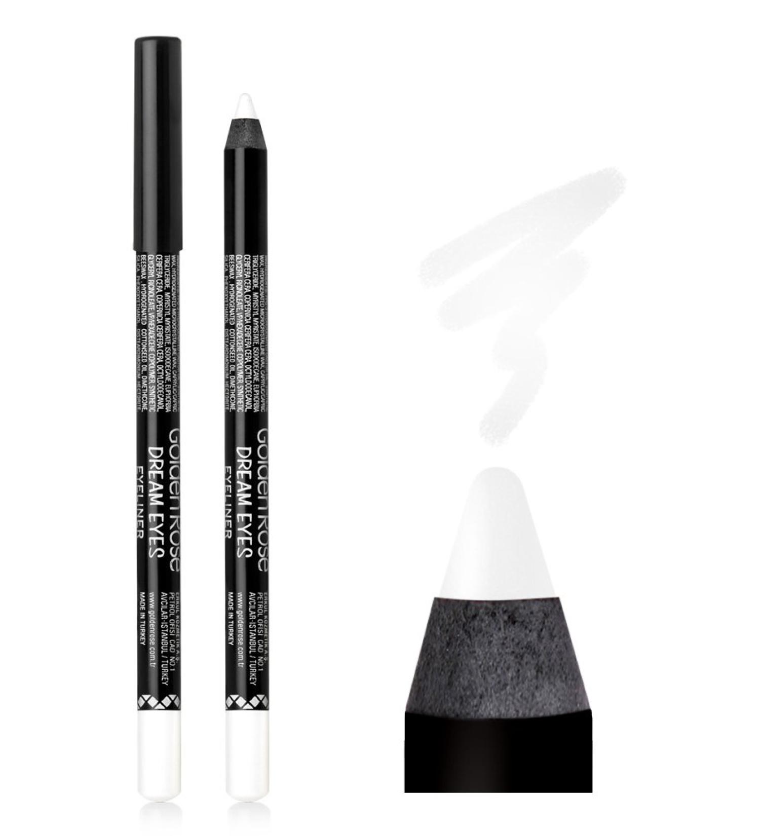 Dream Eyes Eye Pencil - 405 White - Golden Rose - Eyeliner & Pencil - 405 White 4.5 G - Buy Online on GoSupps.com