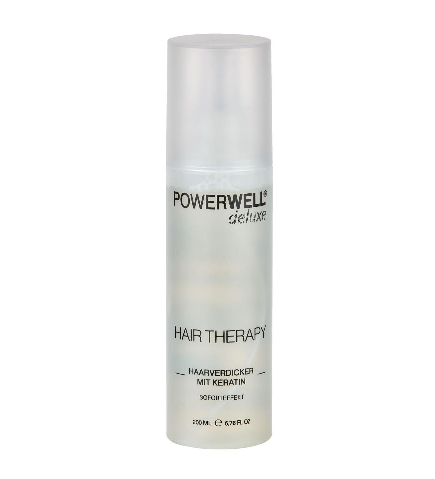 Powerwell Deluxe Hair Thickening with Keratin 200 ml immediate effect