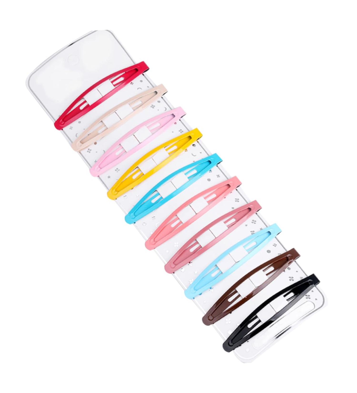 FRCOLOR Kids Hair Accessories black clips bangs clip clips for black barrettes Pure Color Barrettes Girls Snap Hairpins Barrettes child headgear Kid Hair Accessories - Buy Online on GoSupps.com