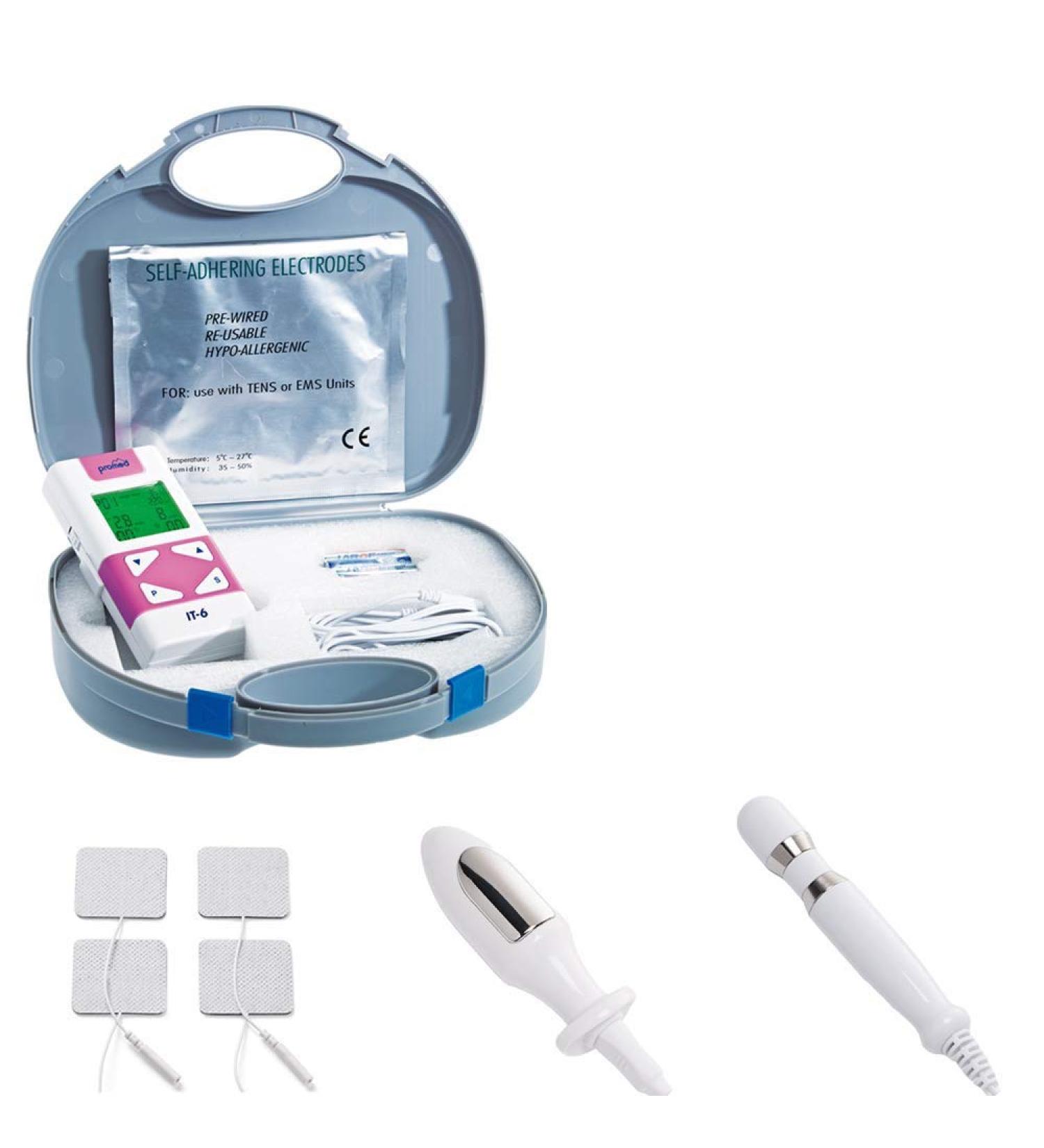 Promed IT-6 TENS Device for Pelvic Floor Training | Vaginal & Anal Probes 4 Electrodes | Stimulus Flow for Muscle Strengthening - Buy Online on GoSupps.com