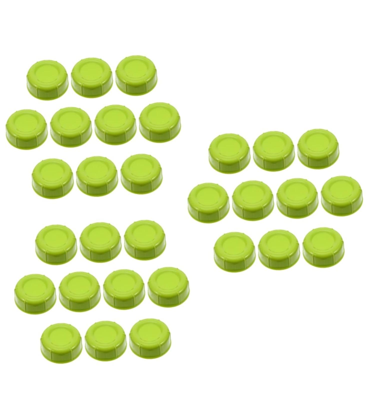 UPKOCH 30 Pcs Baby Bottle Seal Cap Feeding Bottle Cap for Travel Milk Bottle Caps Beverage Bottle Caps Replacement Travel Caps Girls Girl Child Glasses Milk Storage Food Grade Pp Greenx3pcs 4.3x4.3x1.5cmx3pcs - Buy Online on GoSupps.com
