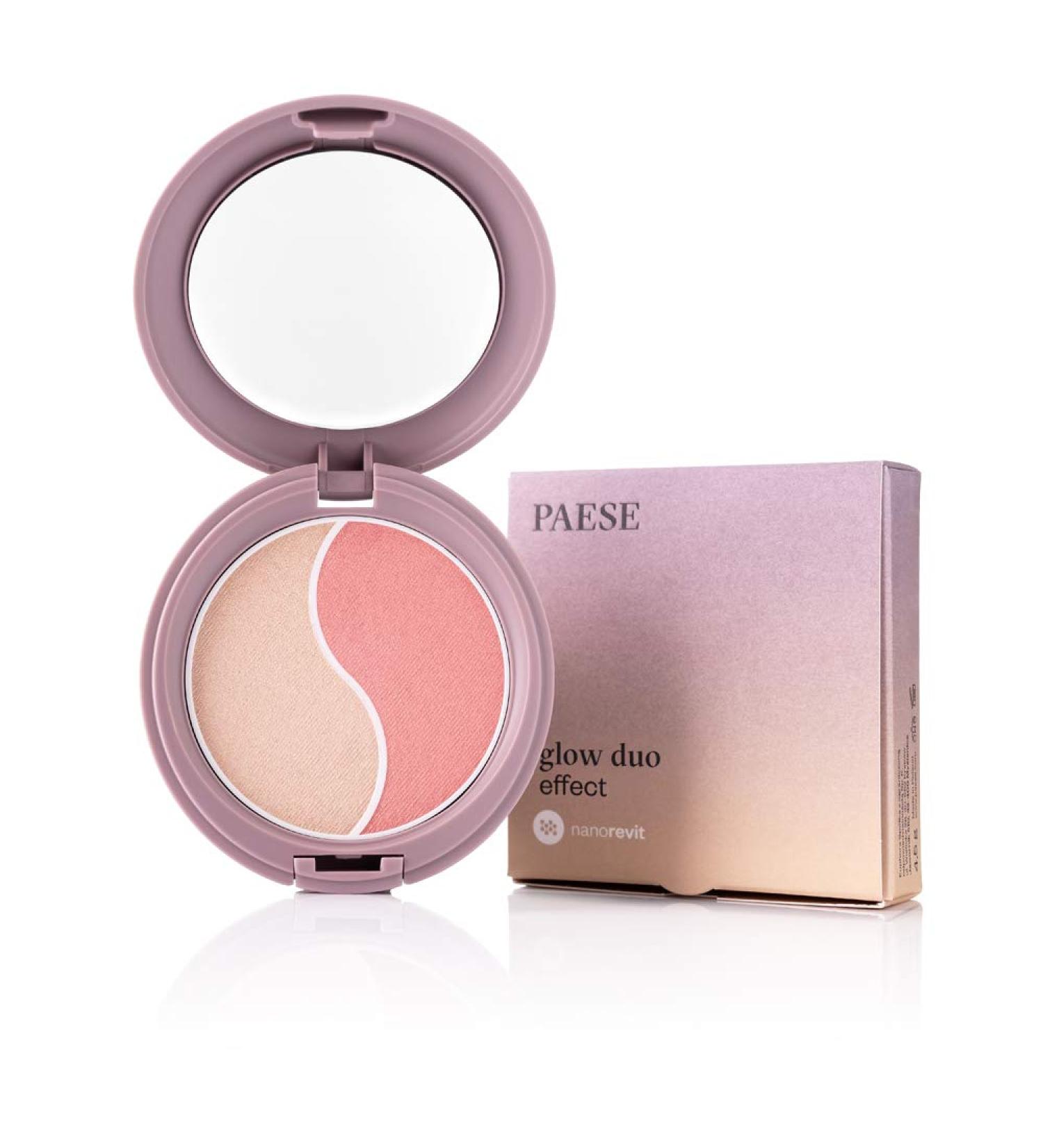 Paese Cosmetics Nanorevit Glow Duo Effect - Blush & Highlighter 4.5g | International Shipping - Buy Online on GoSupps.com