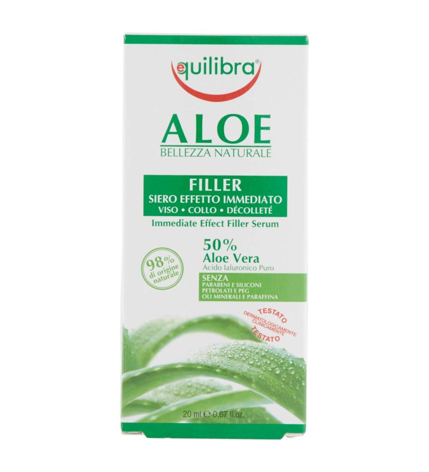 Aloe Filler Effect Anti-Wrinkle Face Serum 20ml - Youthful Hydrated Skin | International Shipping Available - Buy Online on GoSupps.com