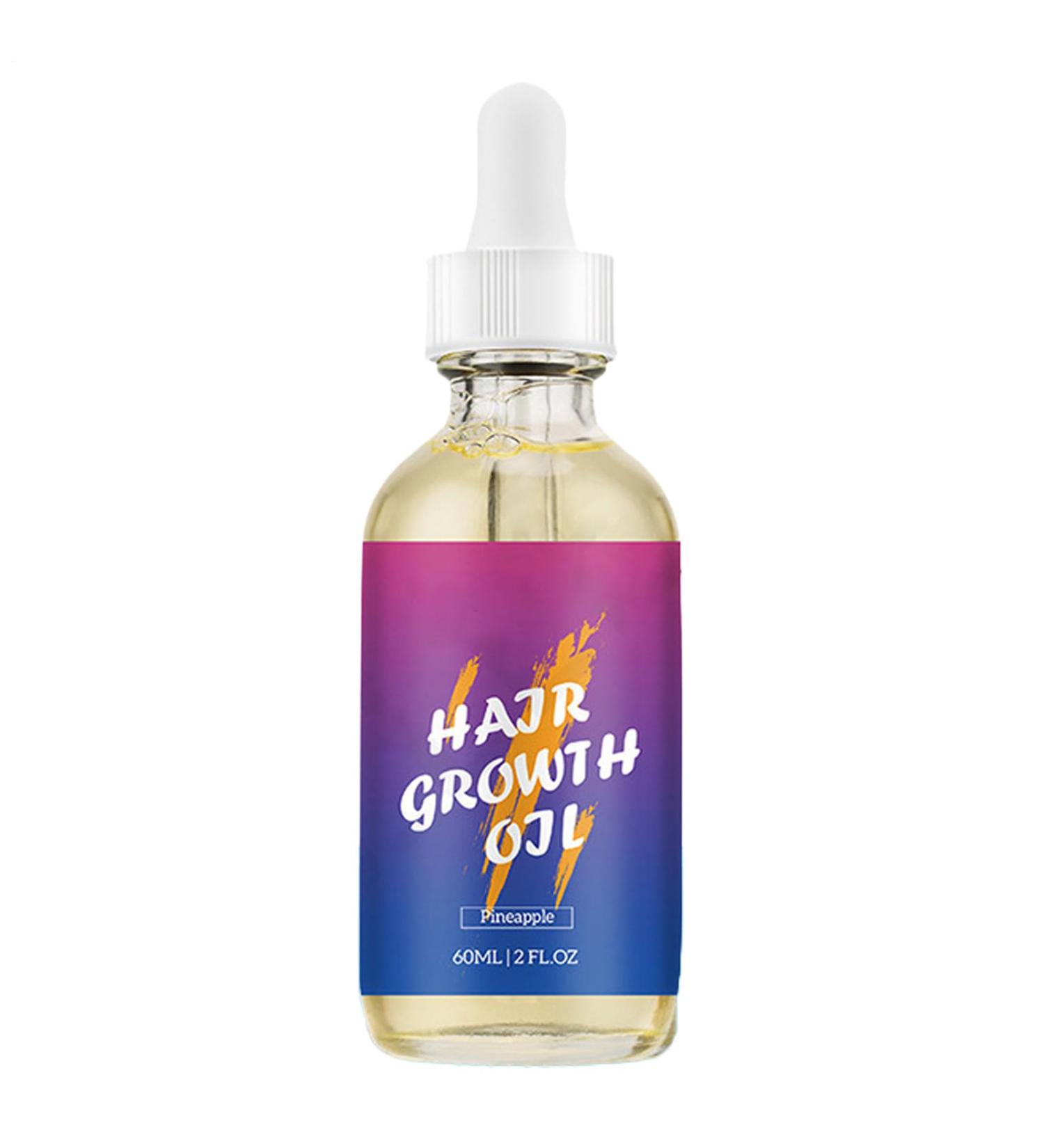 Hair Growth Liquid Travel Friendly 60ml Hair Repair Growth Solution Scalp Nourishing Liquid Natural Strengthening Agent for Softness Shine and Thicker - Buy Online on GoSupps.com