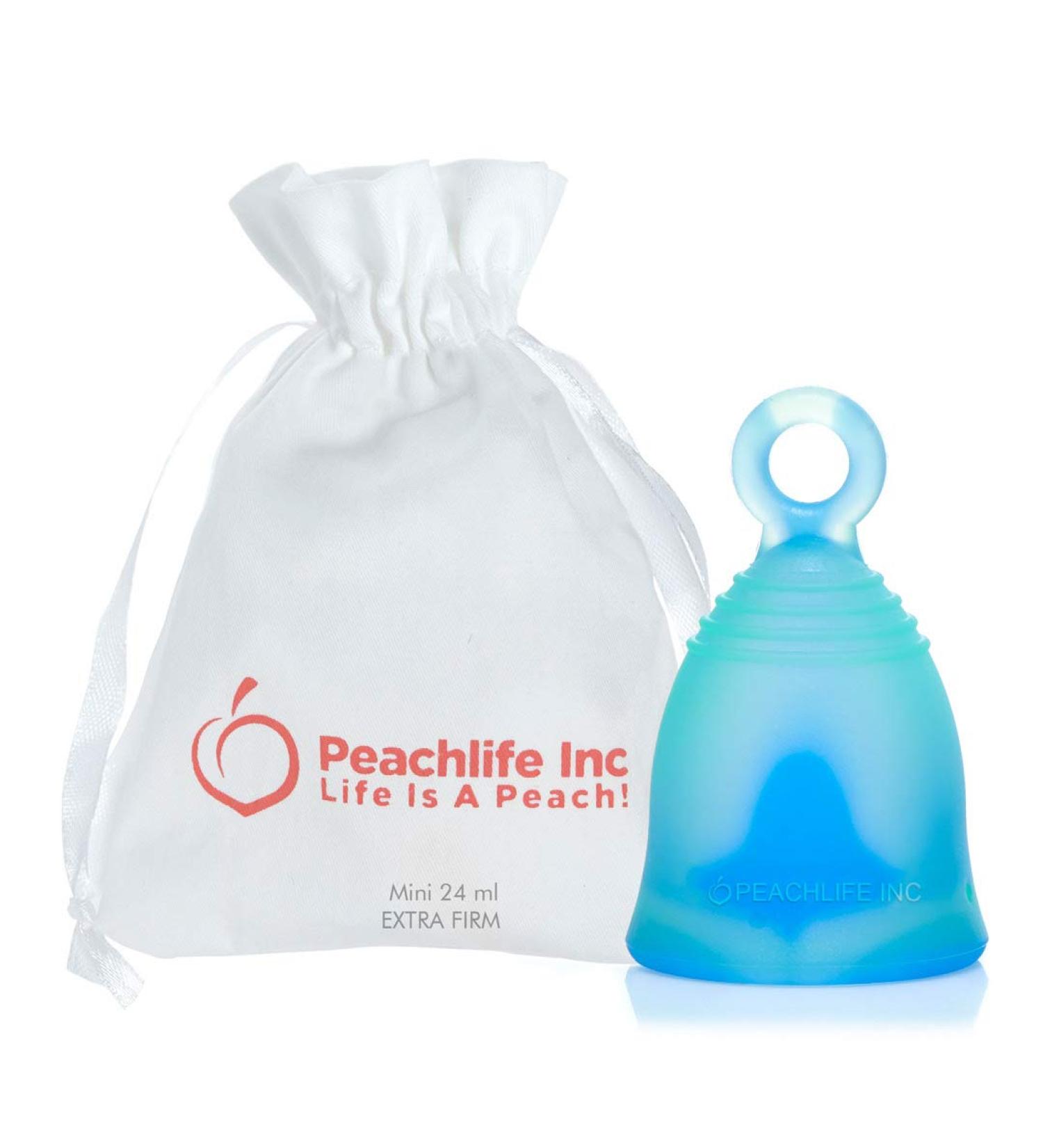 Mini Ring Menstrual Cup - Reusable Silicone Cup | Small Extra Firm | Leak-Proof Easy Removal | Eco-Friendly Tampon & Pad Alternative by Peachcup - Buy Online on GoSupps.com