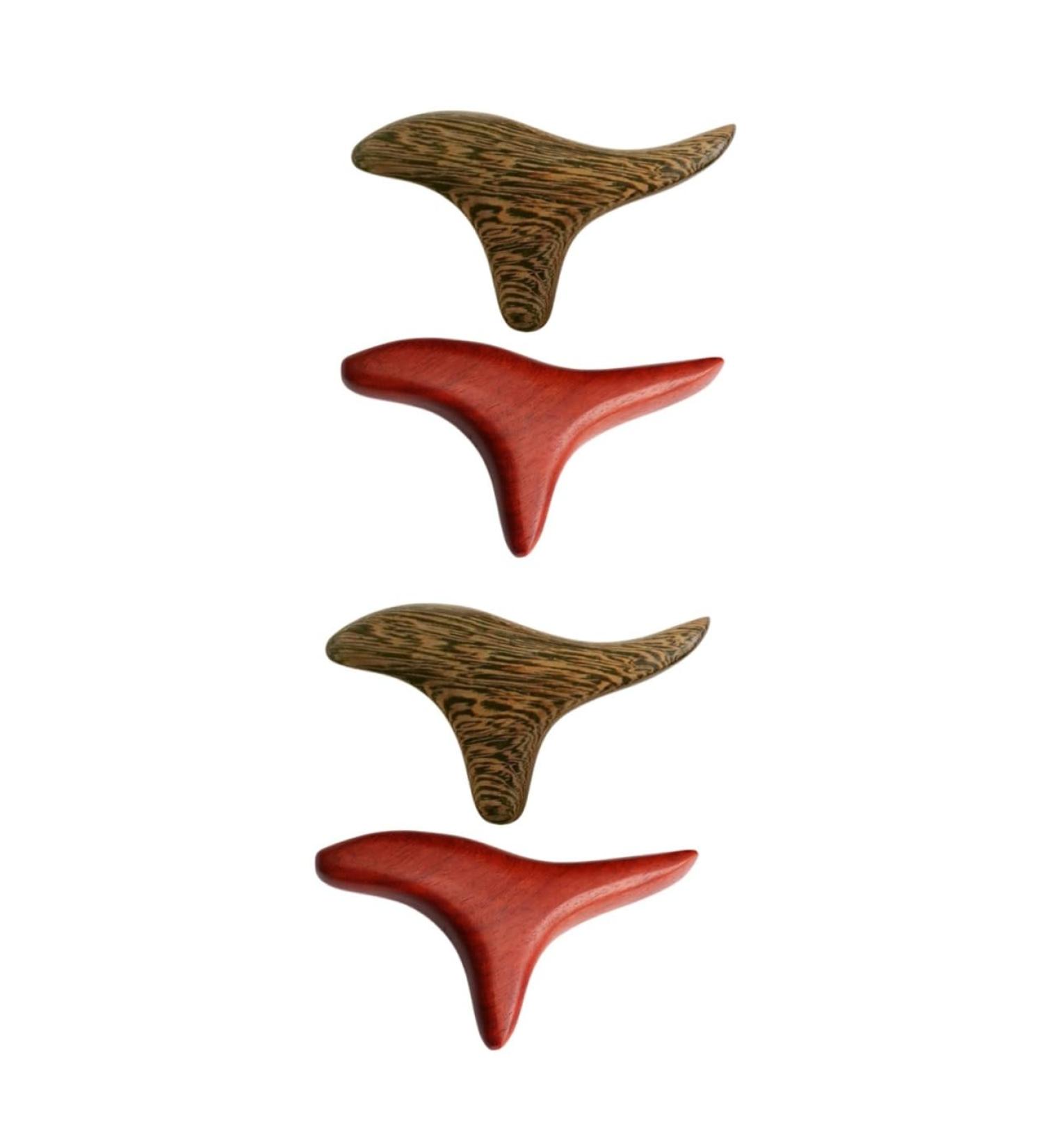 Buy Minkissy Acupressure Massage Device Set - 4 Wooden Tools for Body Leg & Foot Care | Best Quality Massage Devices - Buy Online on GoSupps.com