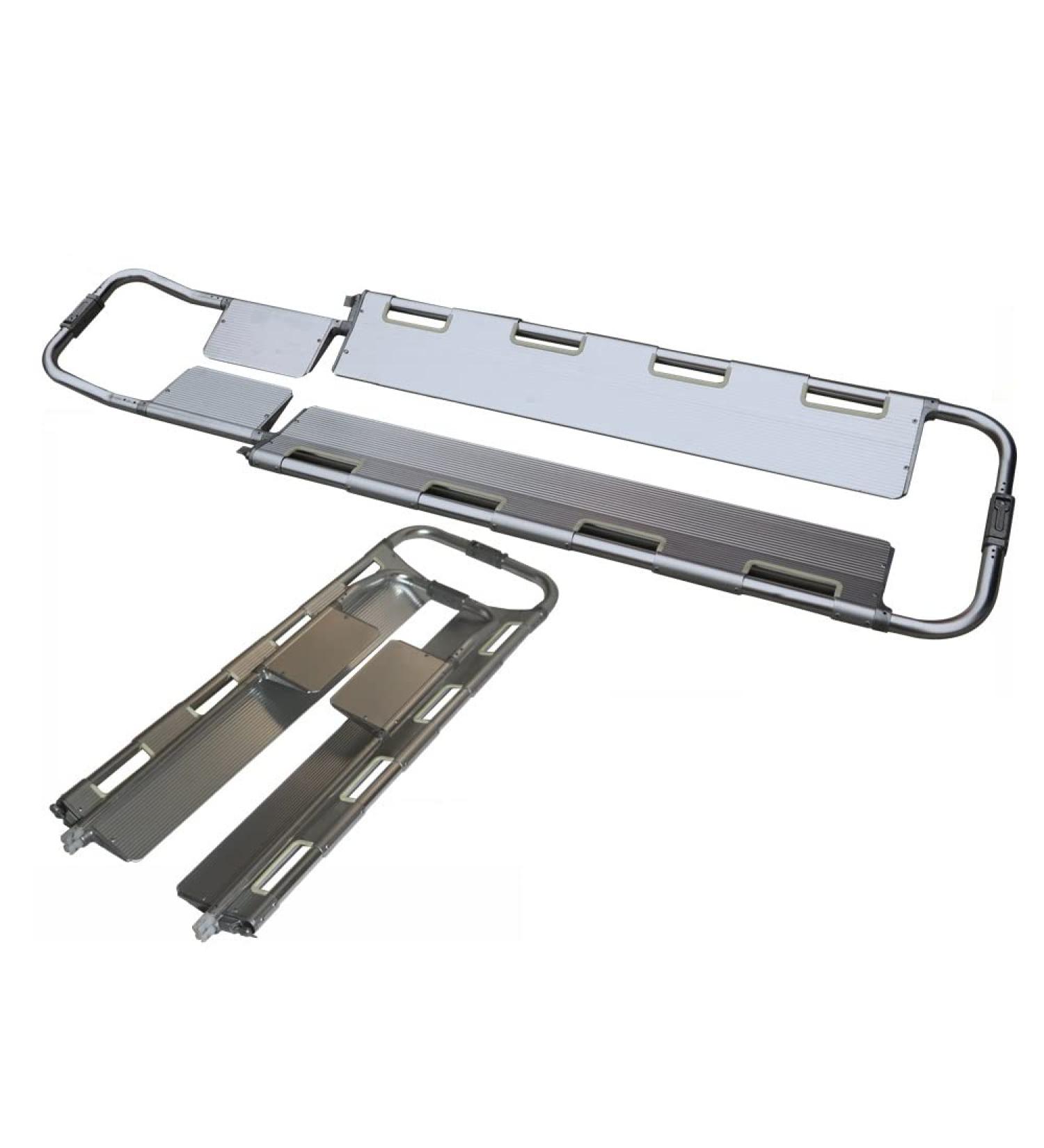 Portable Aluminum Alloy Rescue Stretcher | Foldable Medical Carrier for Mountain Emergencies | Adjustable Length Emergency Transport - Buy Online on GoSupps.com