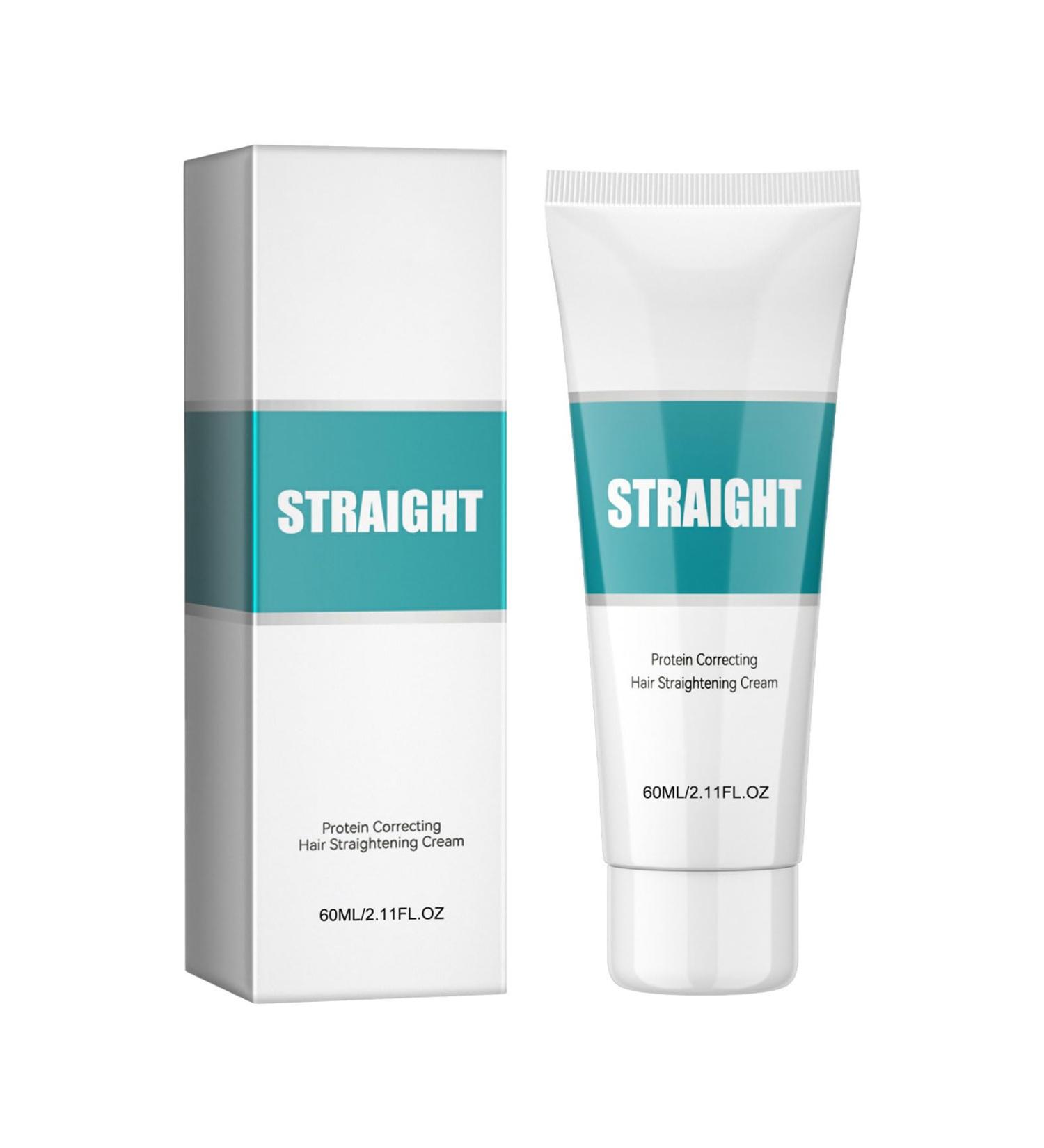 Hair Straightening Cream Collagen Hair Mask Hair Straightening Hair Protein Correcting Cream Protein Correction Straight Hair Cream Correcting Smoothen Hair Creams Collagen Hair Straight Cream 60ml - Buy Online on GoSupps.com
