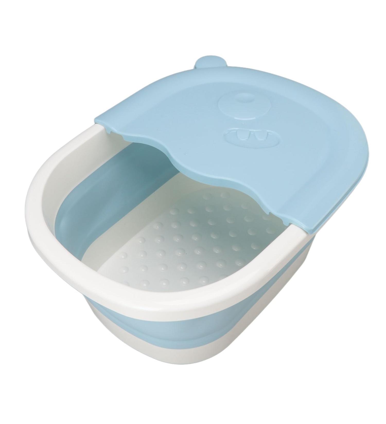 Omabeta Baignoire de Trempage du Pied Bain Pliable Baignoire Pieds Pieds Pieds de Spa Bassin de Trempage pour Le Soulagement de la Pression limination des Huiles Essentielles (Bleu) - Buy Online on GoSupps.com