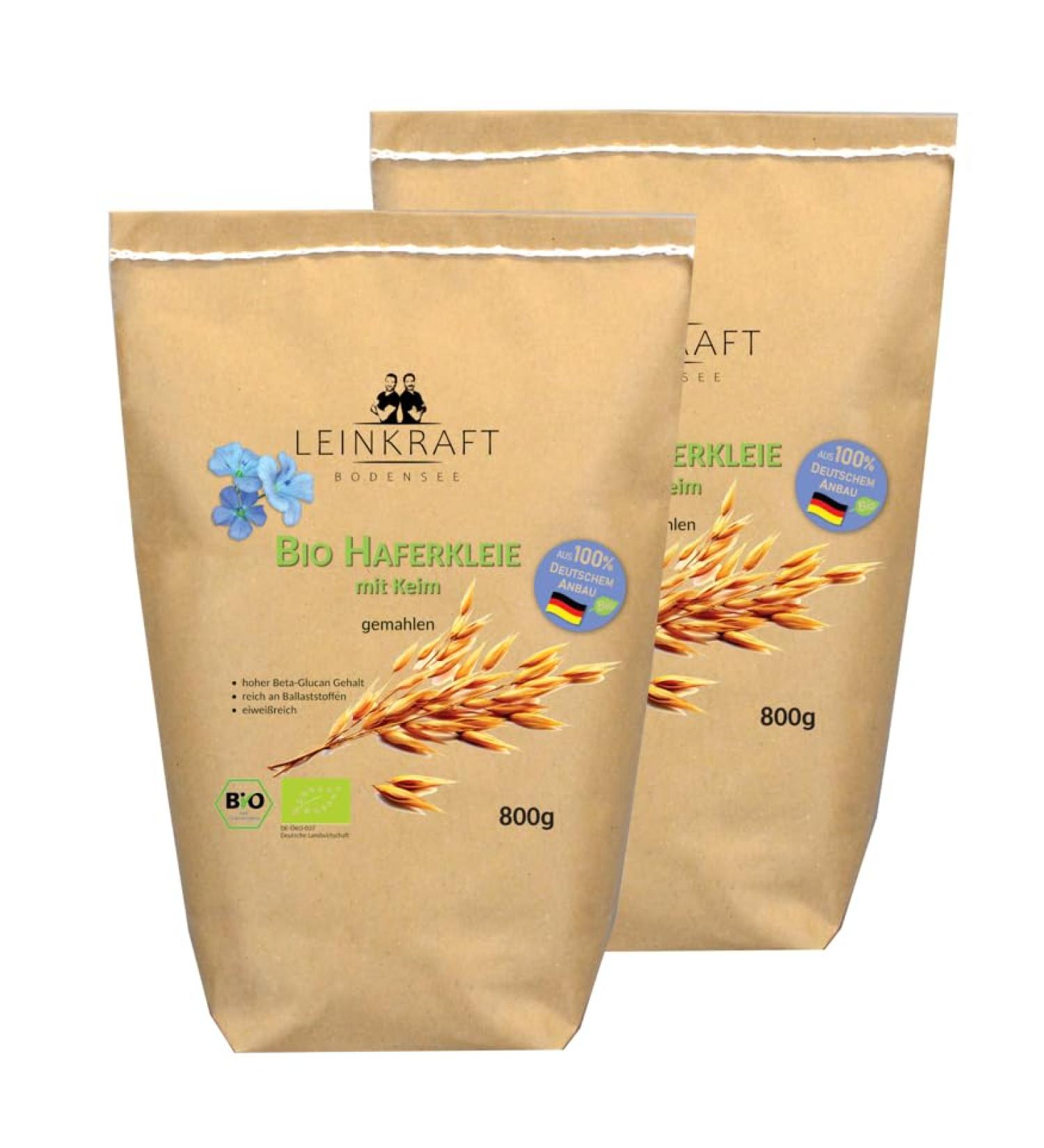 Organic Fine Ground Oat Bran Flour - High Protein & Fiber | 1600g | International Shipping - Buy Online on GoSupps.com
