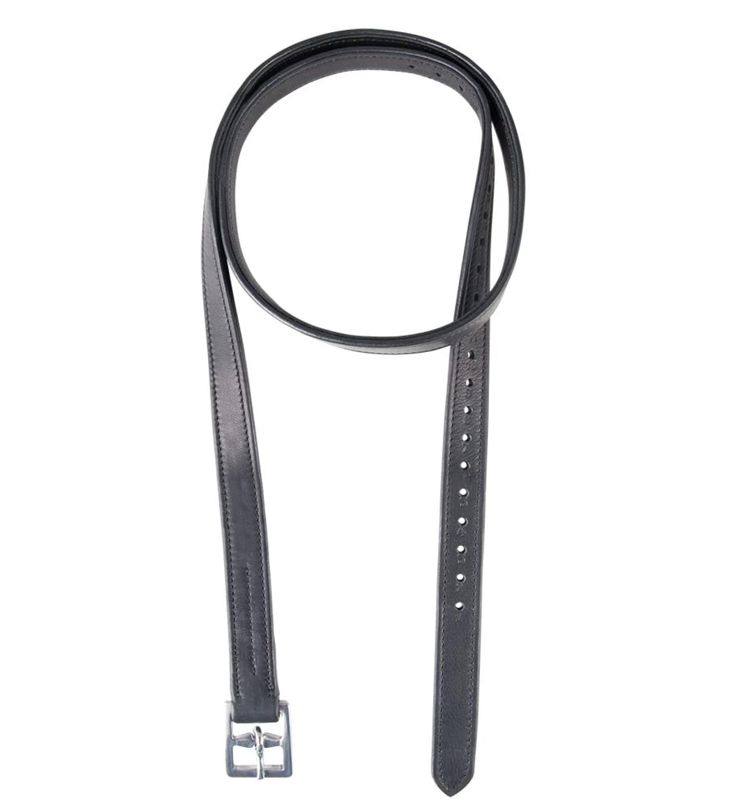 PFIFF 102697 Stirrup Leathers Noble - Premium Black Leather Straps for Stirrups 140 cm - International Shipping Available - Buy Online on GoSupps.com