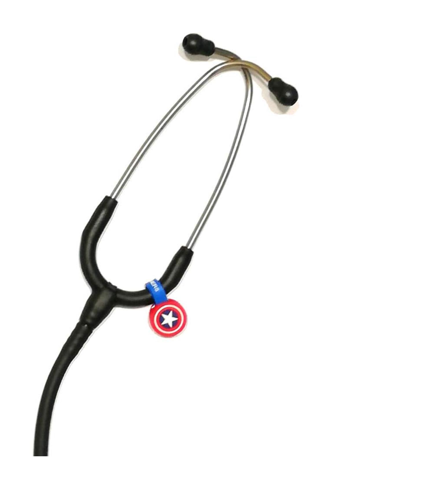 Stethoscope Charms Clip - Captain America Medical Gift | Unique Medical Charms for Healthcare Professionals - Buy Online on GoSupps.com