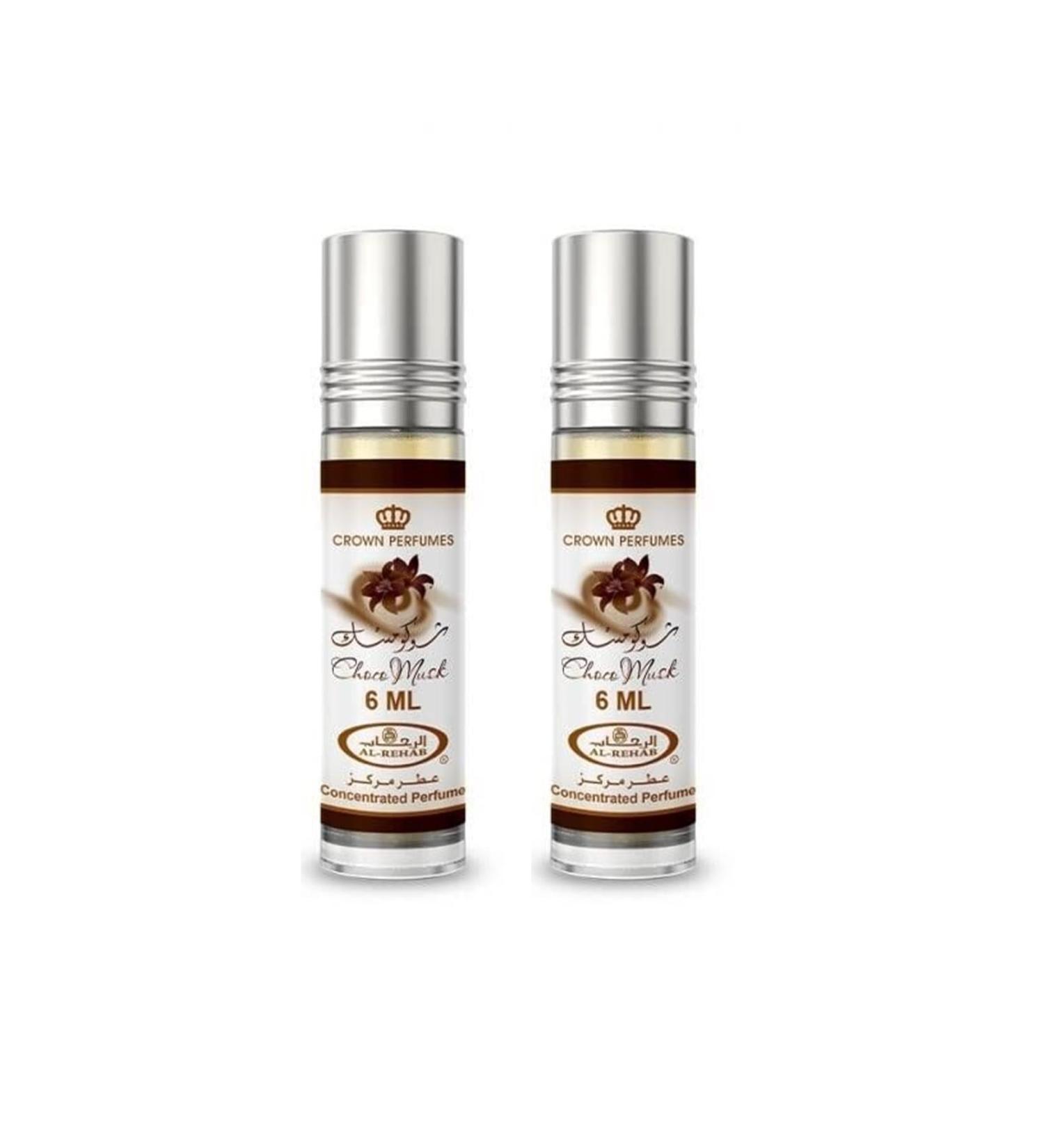 Al-Rehab Choco Musk Concentrated Perfume Rollerball for Unisex 0.2 Ounce (Pack of 2) 0.2 Fl Oz (Pack of 2) - Buy Online on GoSupps.com