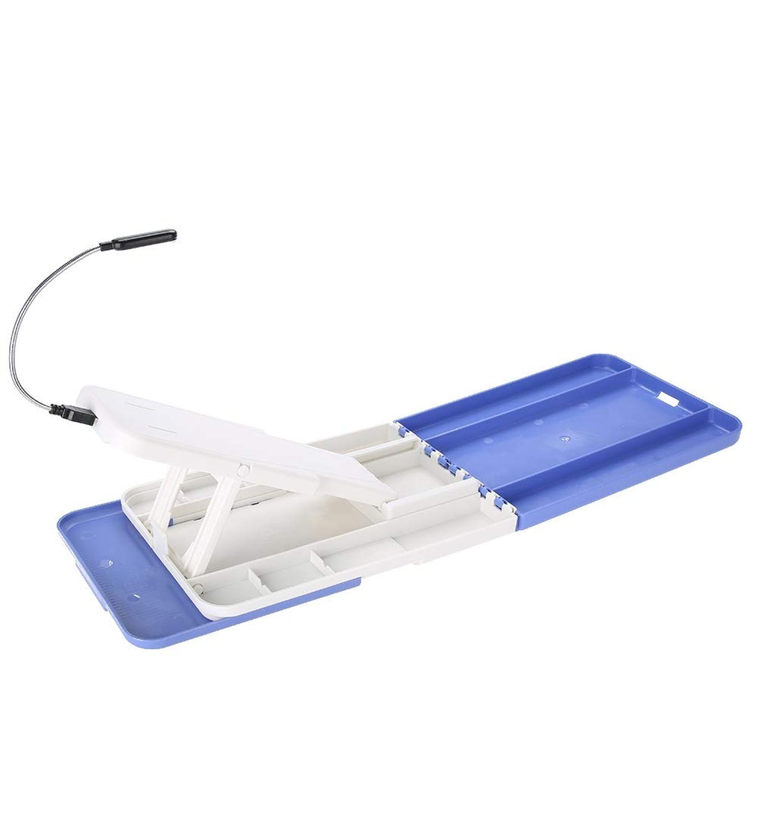 Multifunctional Pedicure Footrest with Light | Essential Stand for Cutting & Polishing | DIY Manicure Studio Tool - Buy Online on GoSupps.com