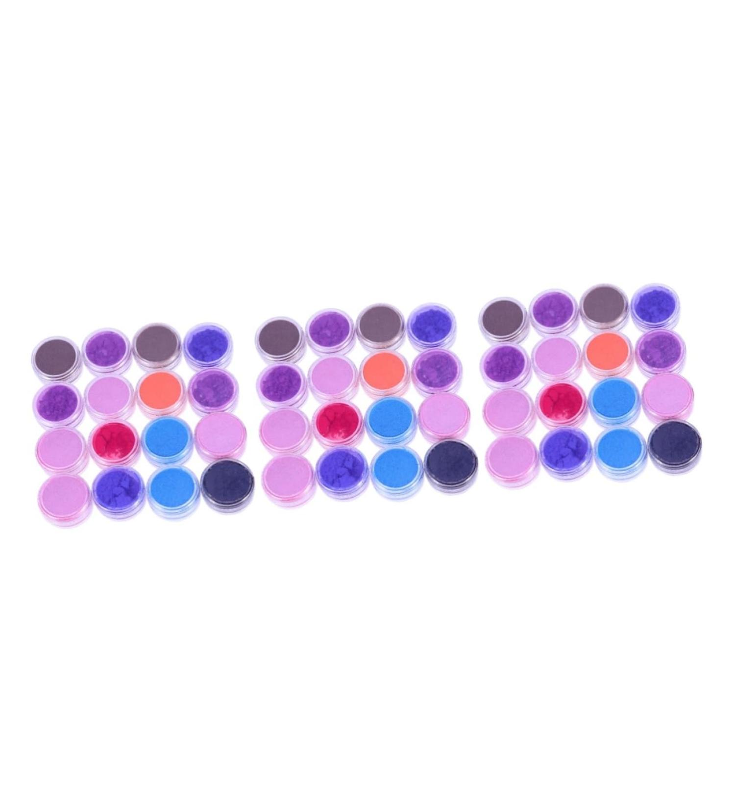 VILLCASE 3 Sets Eye Makeup Kits Pigment Eyeshadow Lip Gloss For Party Cosplay Art 16Pcs * 3 Random Colors 16pcsx3pcs as shown x 3pcs - Buy Online on GoSupps.com