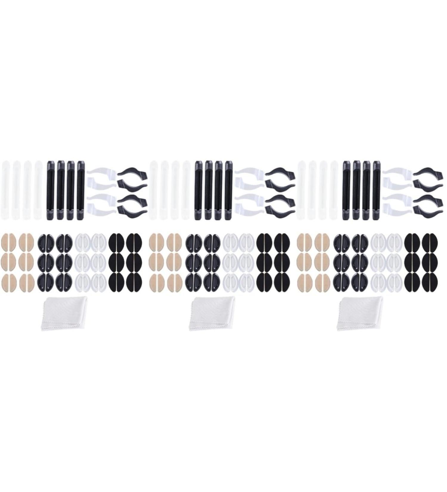 Buy Lurrose 111-Piece Glasses Band Set | Round Sunglasses & Self-Adhesive Silicone Nose Pads - DIY Accessories at Wills Shoper Hake - Buy Online on GoSupps.com