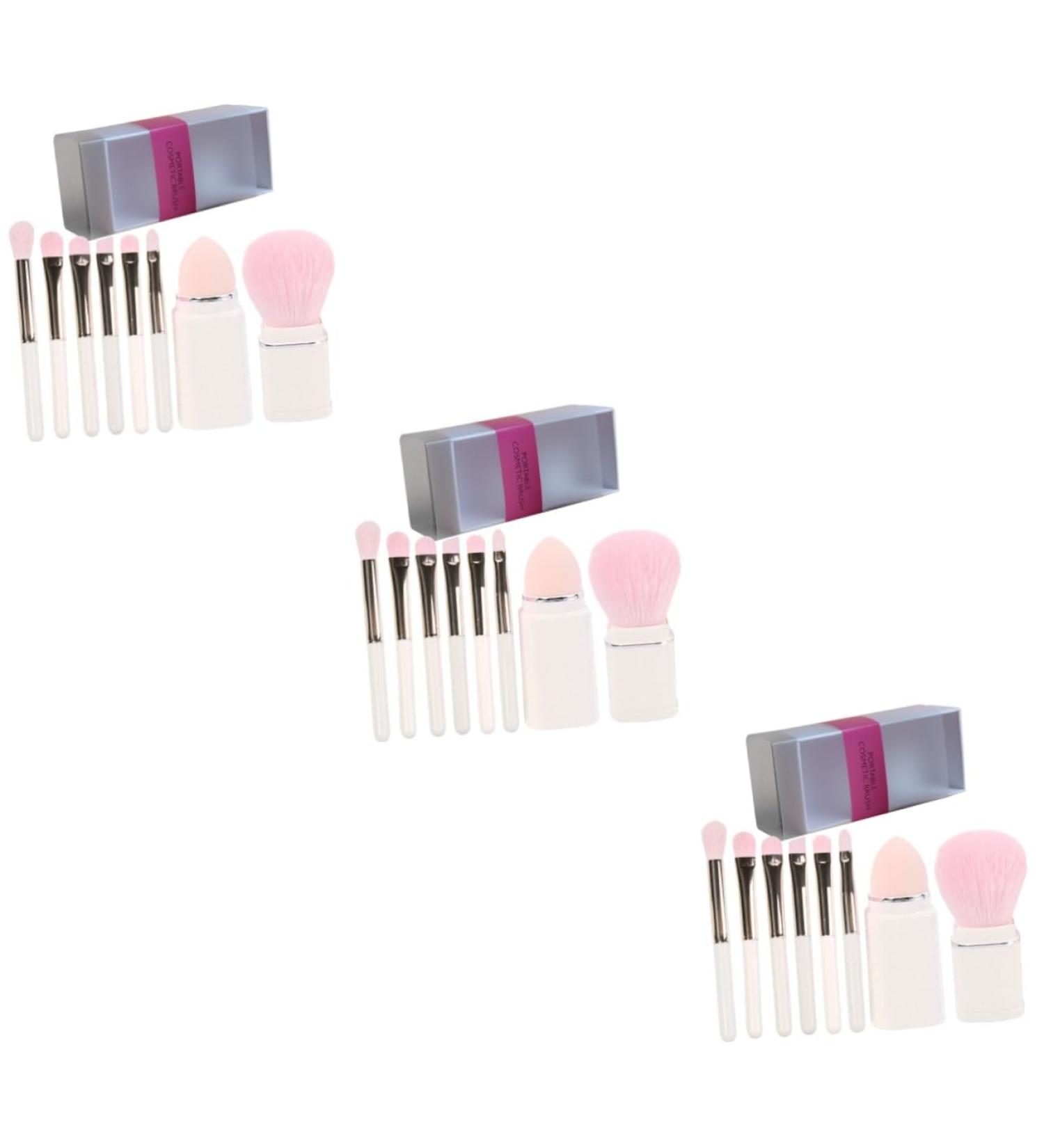 FRCOLOR 3 Sets Makeup Brush Set Beauty Tools Women's Suits Sponges Makeup Brush Cosmetic Eye Brush Soft Makeup Brush Square Sponge Makeup Tools Set Travel - Buy Online on GoSupps.com