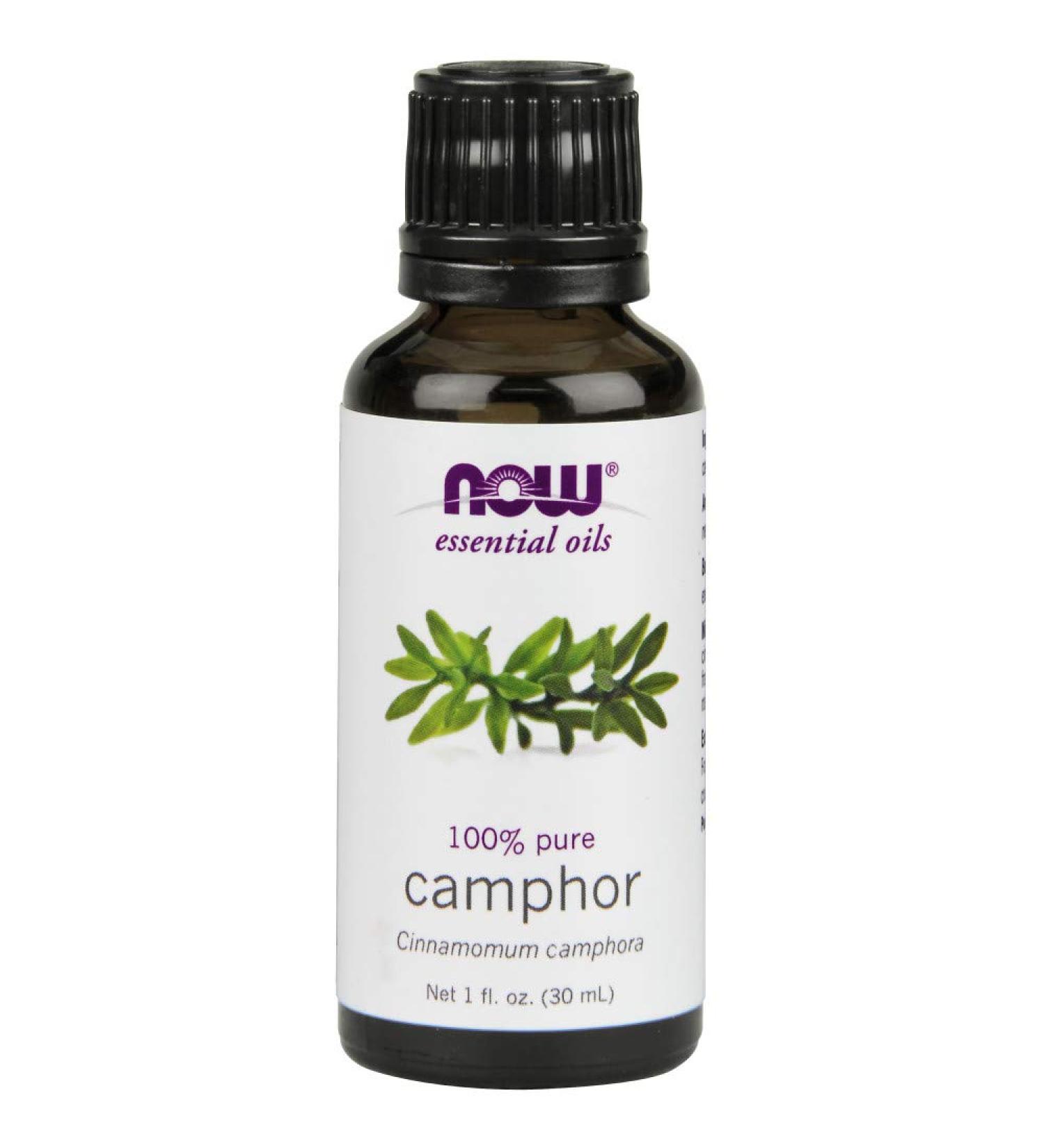 NOW Camphor Oil 1-Ounce (Pack of 2) - Buy Online on GoSupps.com