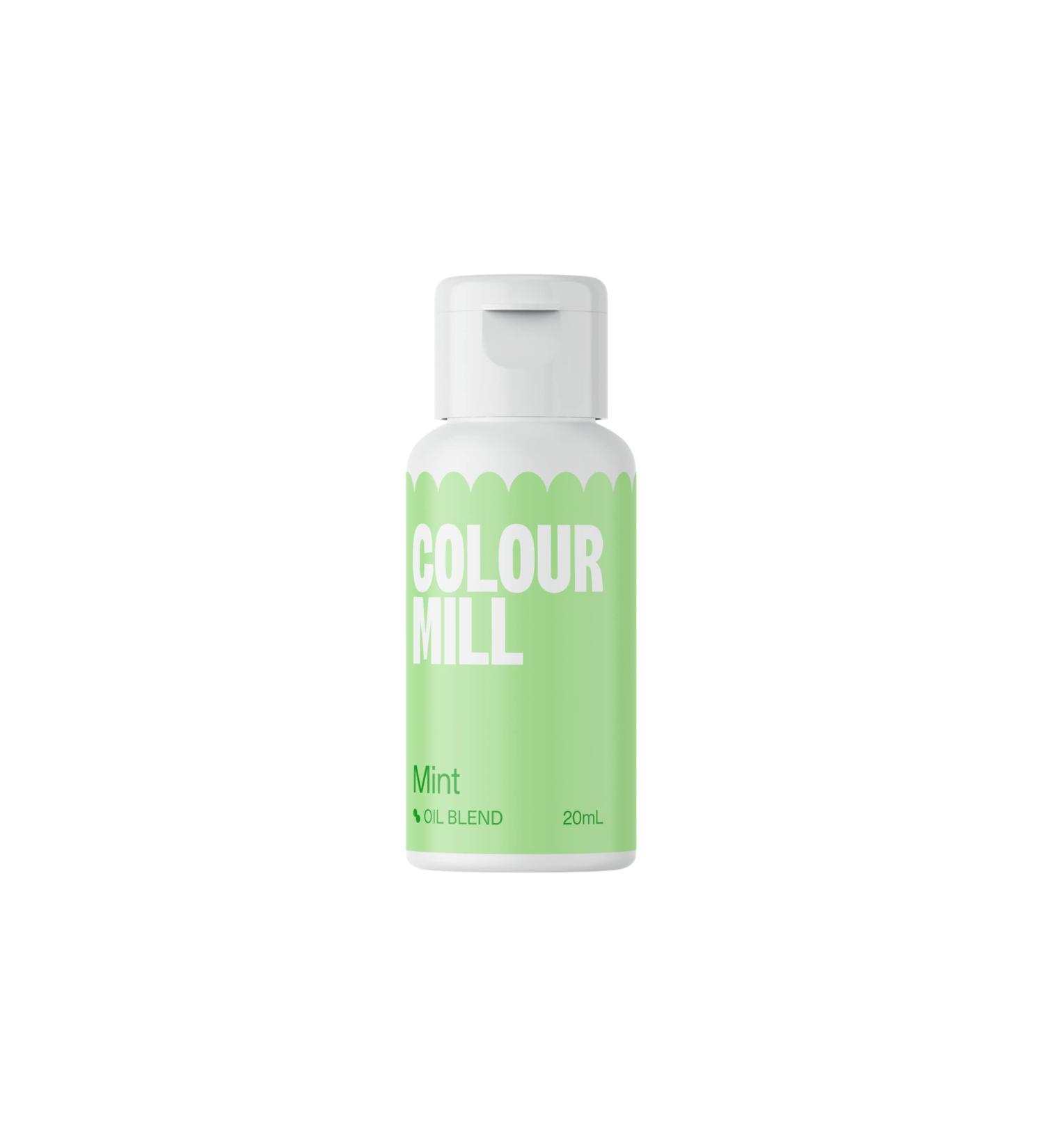 Color Mill Oil Blend Food Coloring - Mint 20ml | Perfect for Chocolate Fondant Cupcakes Baking & Macarons | International Shipping Available - Buy Online on GoSupps.com