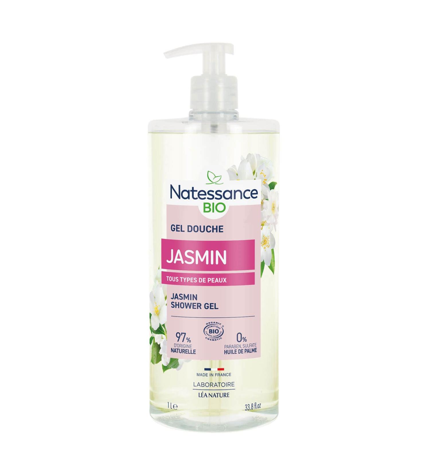 Natessance gel douche envo tant Jasmin bio 1L 1 unit (Lot de 1)
