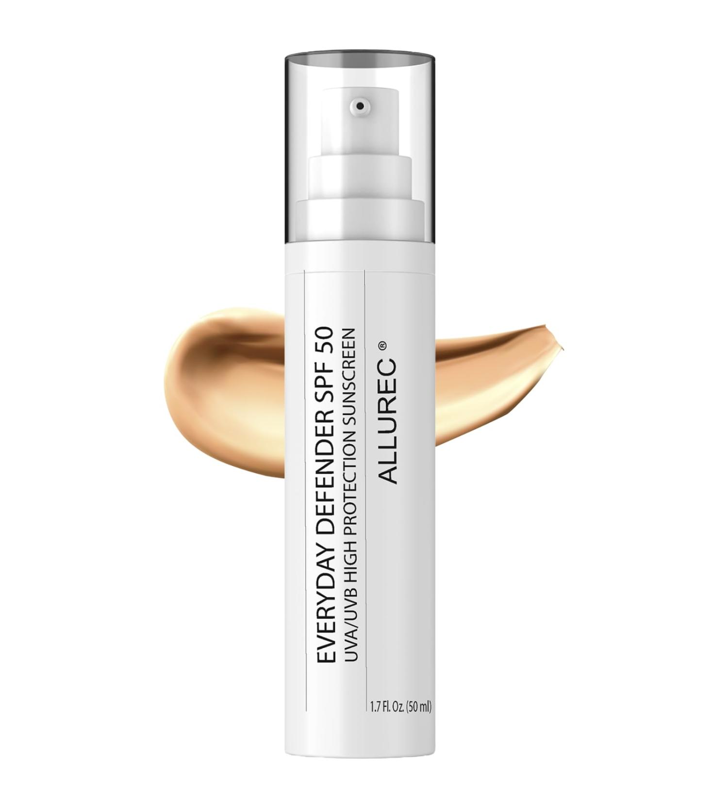 Tinted Mineral Sunscreen SPF 50 PA++++ | Broad-Spectrum UVA/UVB Protection & Moisturizer for Face | Blur Pores Wrinkles & Spots - Buy Online on GoSupps.com