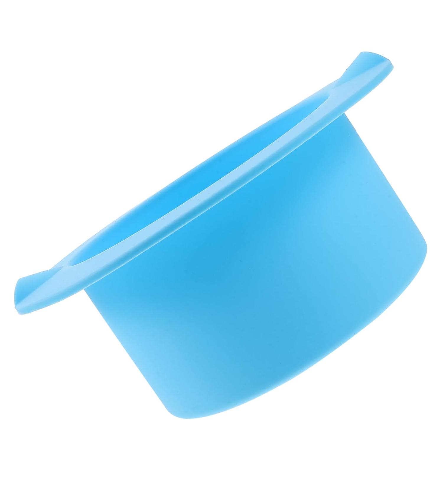 PopetPop Non-Stick Wax Melting Bowls - Set of 2 | Silicone Inner Pot for Hair Removal Wax Warmer | 12x12cm Waxing Heater Liner - Blue - Buy Online on GoSupps.com