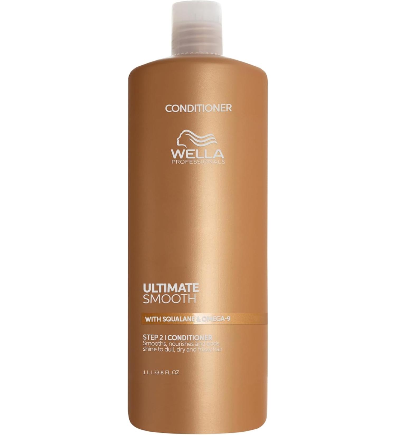  Wella Professionals Wella Professionals Ultimate Smooth Conditioner Nourishing Hair Care with Squalane & Omega-9 for Dry Dull and Frizzy Hair (1L) - Buy Online on GoSupps.com