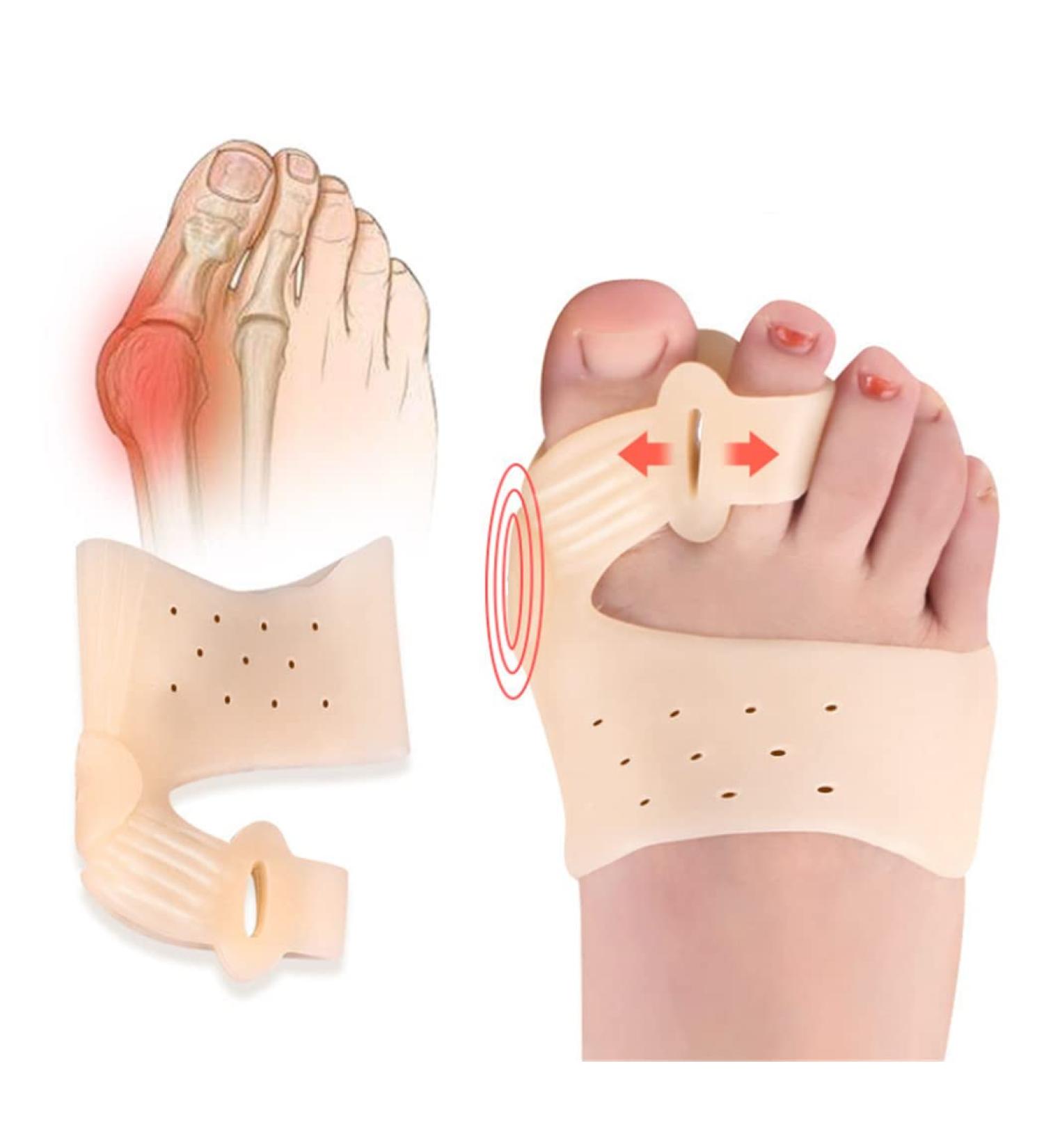 Bunion Corrector 1 Pair | Soft Breathable Hallux Valgus Correction Socks | Orthopedic Bunion Splint & Toe Separator | Foot Health Care Protector for Pain Relief | Men & Women - Buy Online on GoSupps.com