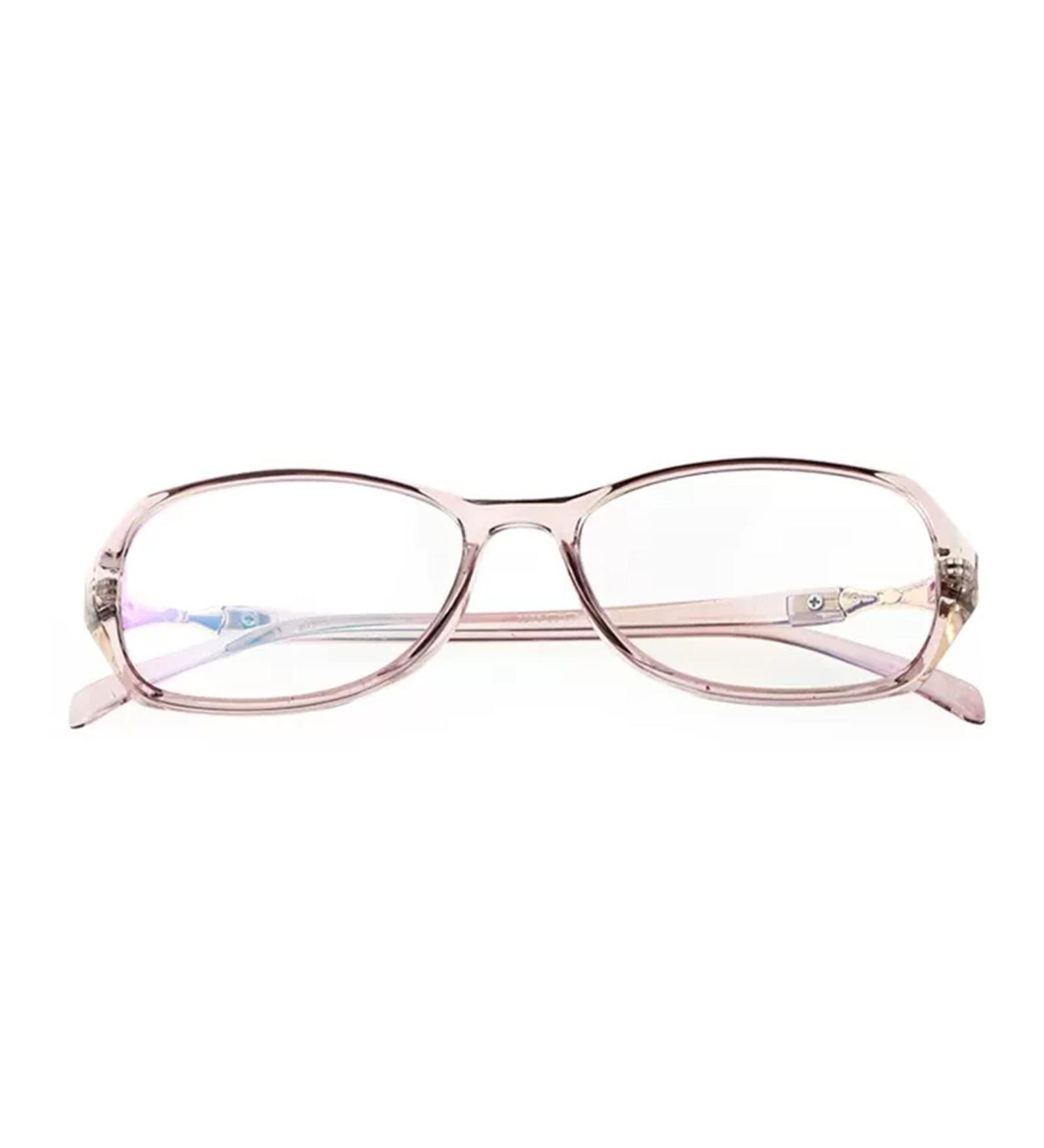 Fashion Large Frame Reading Glasses for Women - Anti Blue Light Computer Readers in Pink (Size: 2.25+) - Buy Online on GoSupps.com