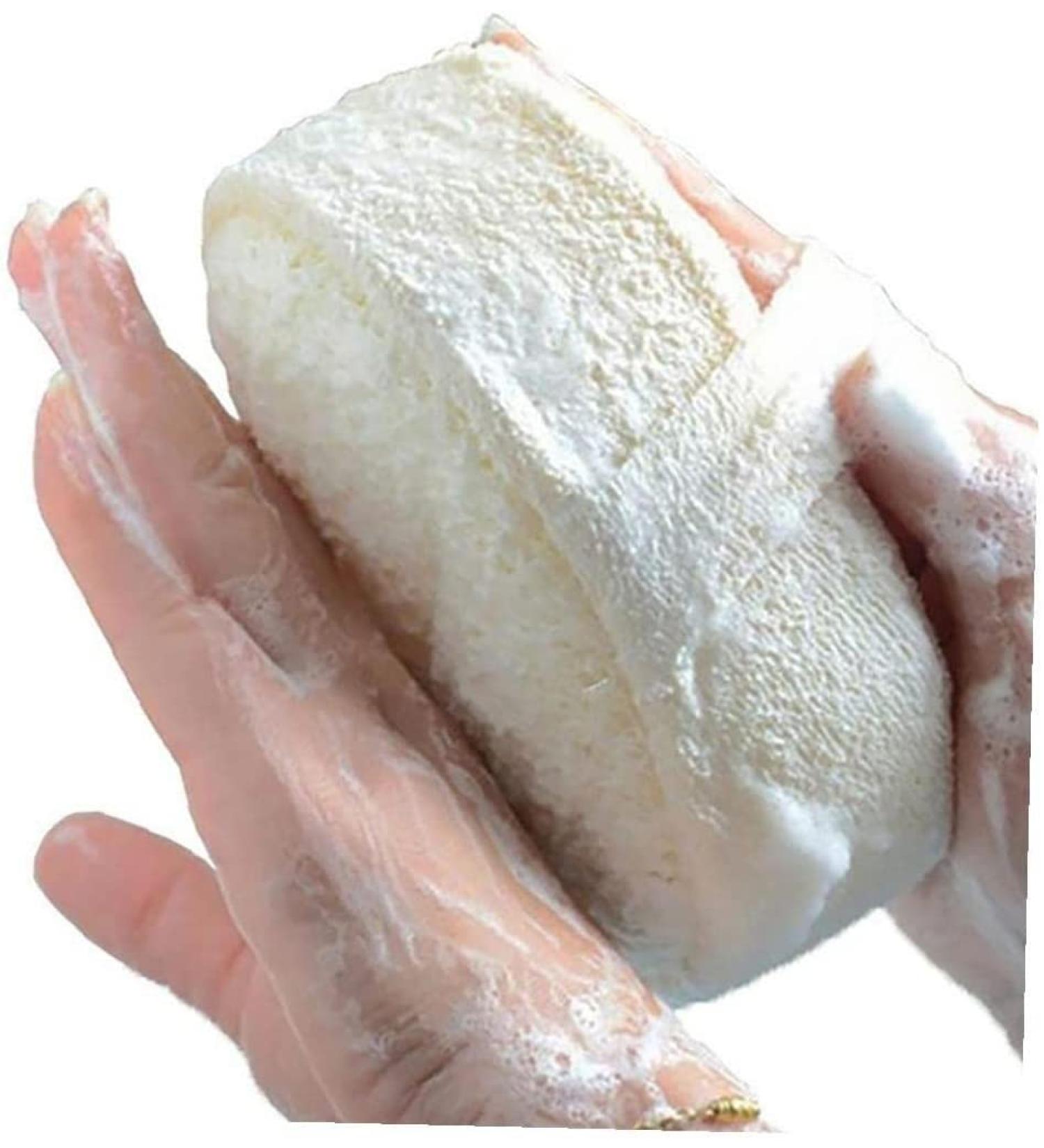 Exfoliating Loofah Pad - Natural Luffa Sponge Scrubber for Deep Cleansing | Spa & Shower Tool for Men & Women - Buy Online on GoSupps.com