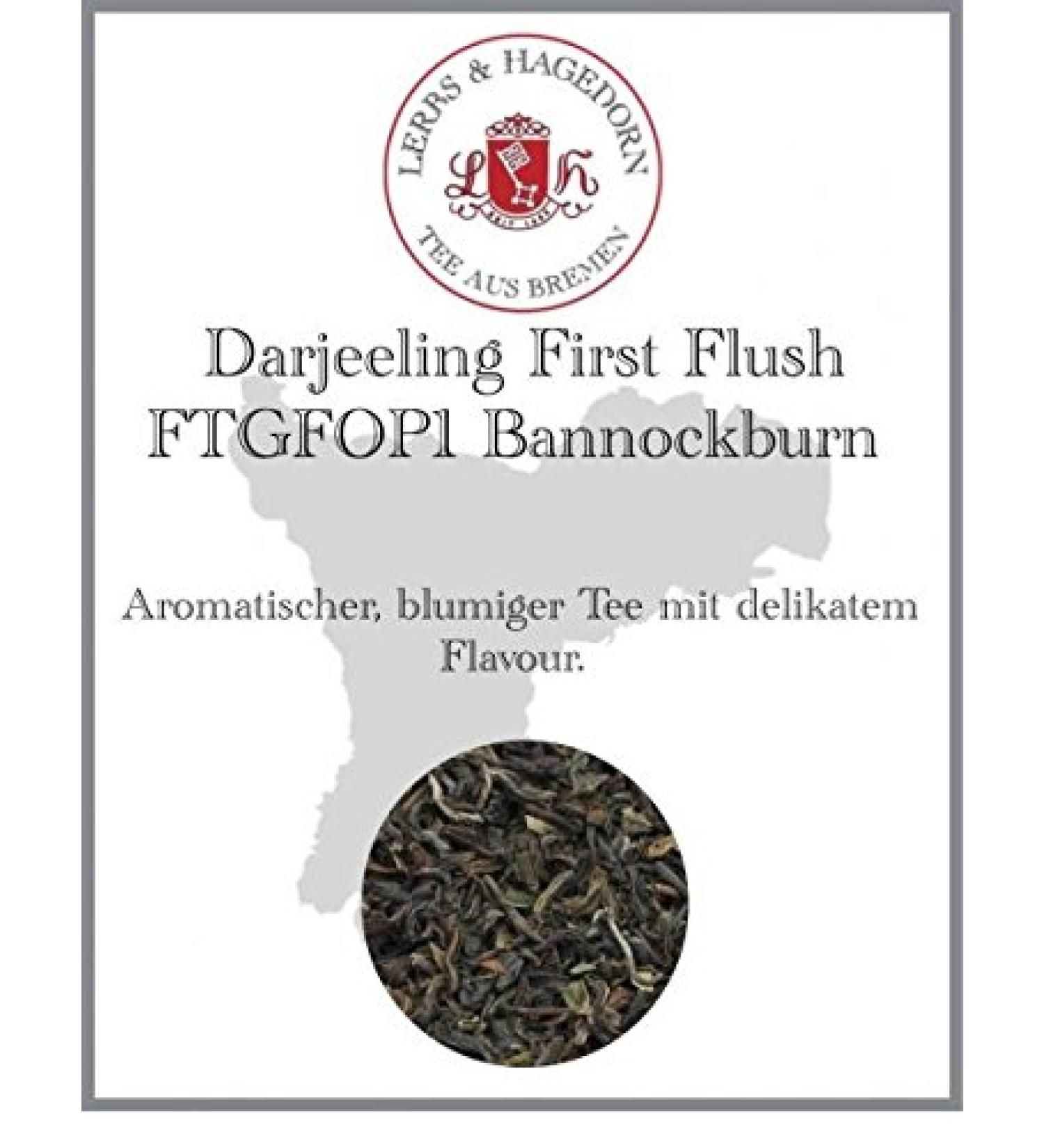  Lerbs & Hagedorn Darjeeling First Flush FTGFOP1 Bannockburn 1 kg - Buy Online on GoSupps.com