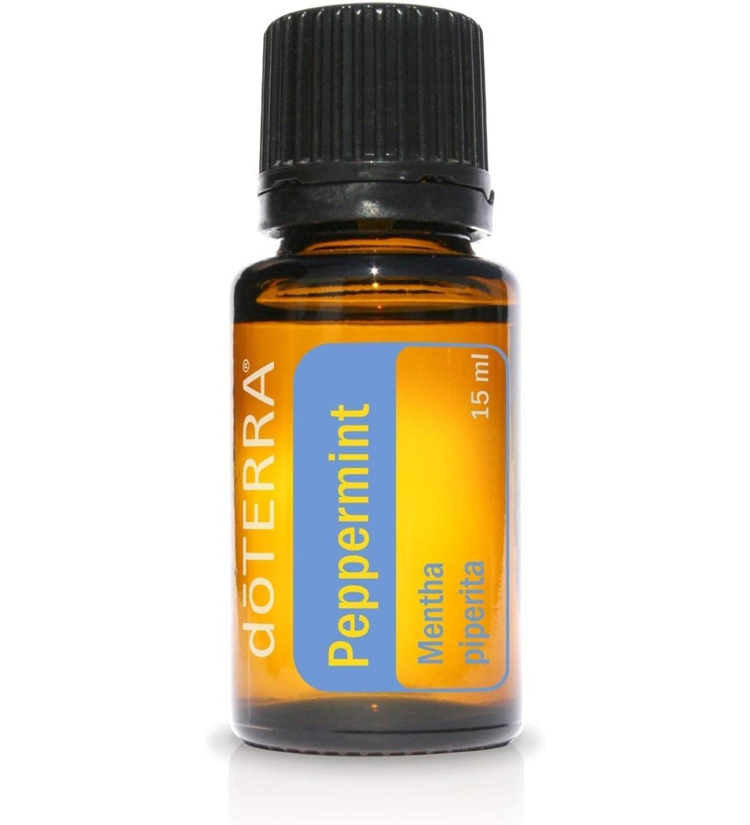 Peppermint Essential Oil 15ml - Pure Therapeutic Grade Refreshing Aroma for Aromatherapy & Massage - Fast International Shipping - Buy Online on GoSupps.com