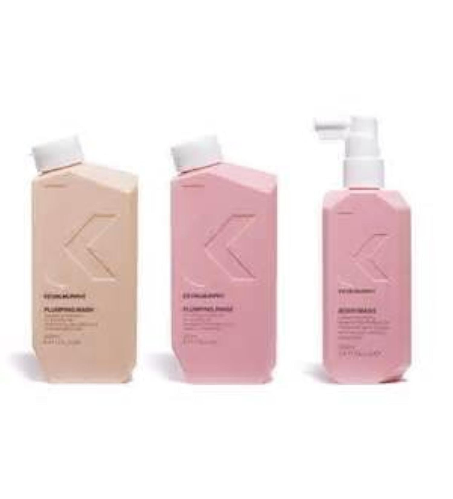 Kevin Murphy Plumping Wash 8.5oz Plumping Rinse 8.5oz & Body Mass 3.4oz Trio by Kevin Murphy - Buy Online on GoSupps.com