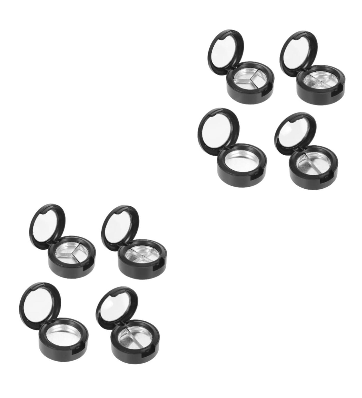 FOYTOKI 8 Pcs Eye Shadow Box Eyeshadow Pallets Makeup Palette Eyeshadow Eye Shadow Pallets Black Plastic - Buy Online on GoSupps.com