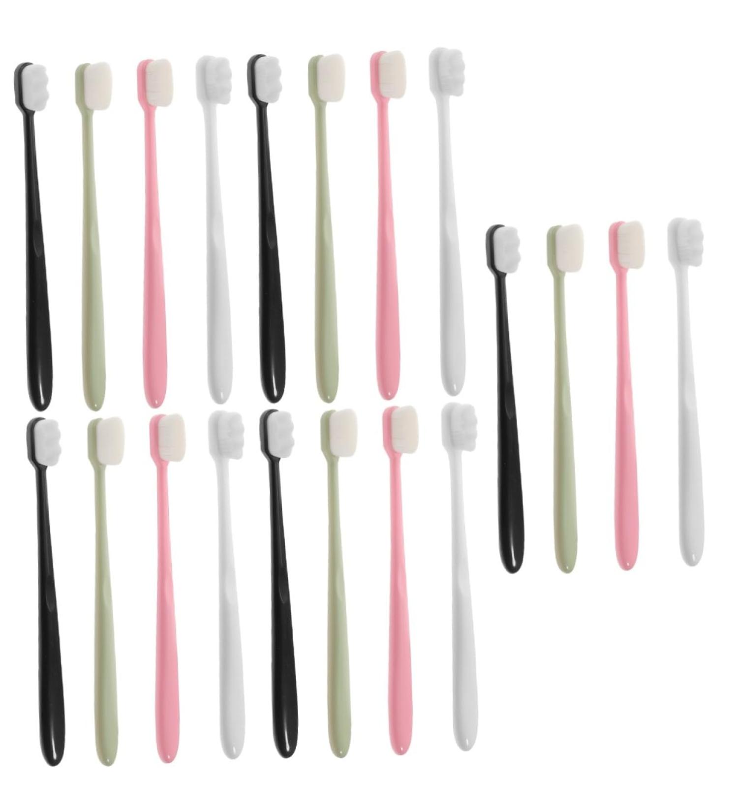 ABOOFAN 20 Pcs Soft Toothbrush Cleaning Brush | Foldable PP for Pregnant Women - Best International Shipping  - Buy Online on GoSupps.com