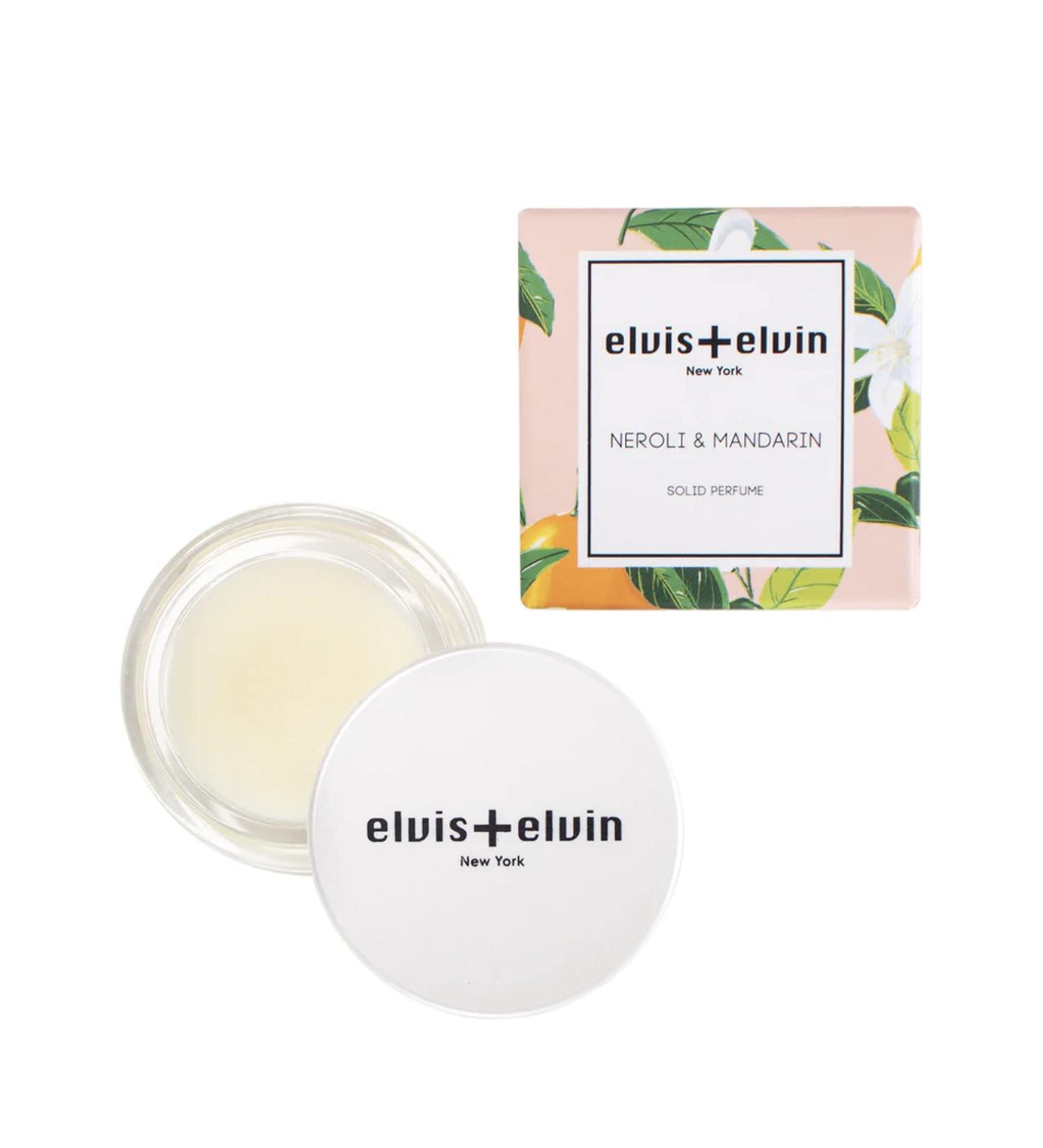 elvis+elvin solid perfume natural fragrance for women and man (Neroli & Mandarin)