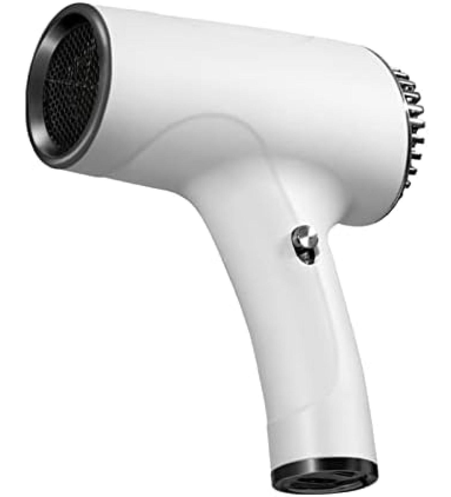 Travel Hairdrye Cordless Portable Blow Dryer Hair Dryer Cordless Rechargeable Portable Hot And Cold Fan For Travel Camping Beach Blackout Plug In And Blow Hot Air White - Buy Online on GoSupps.com