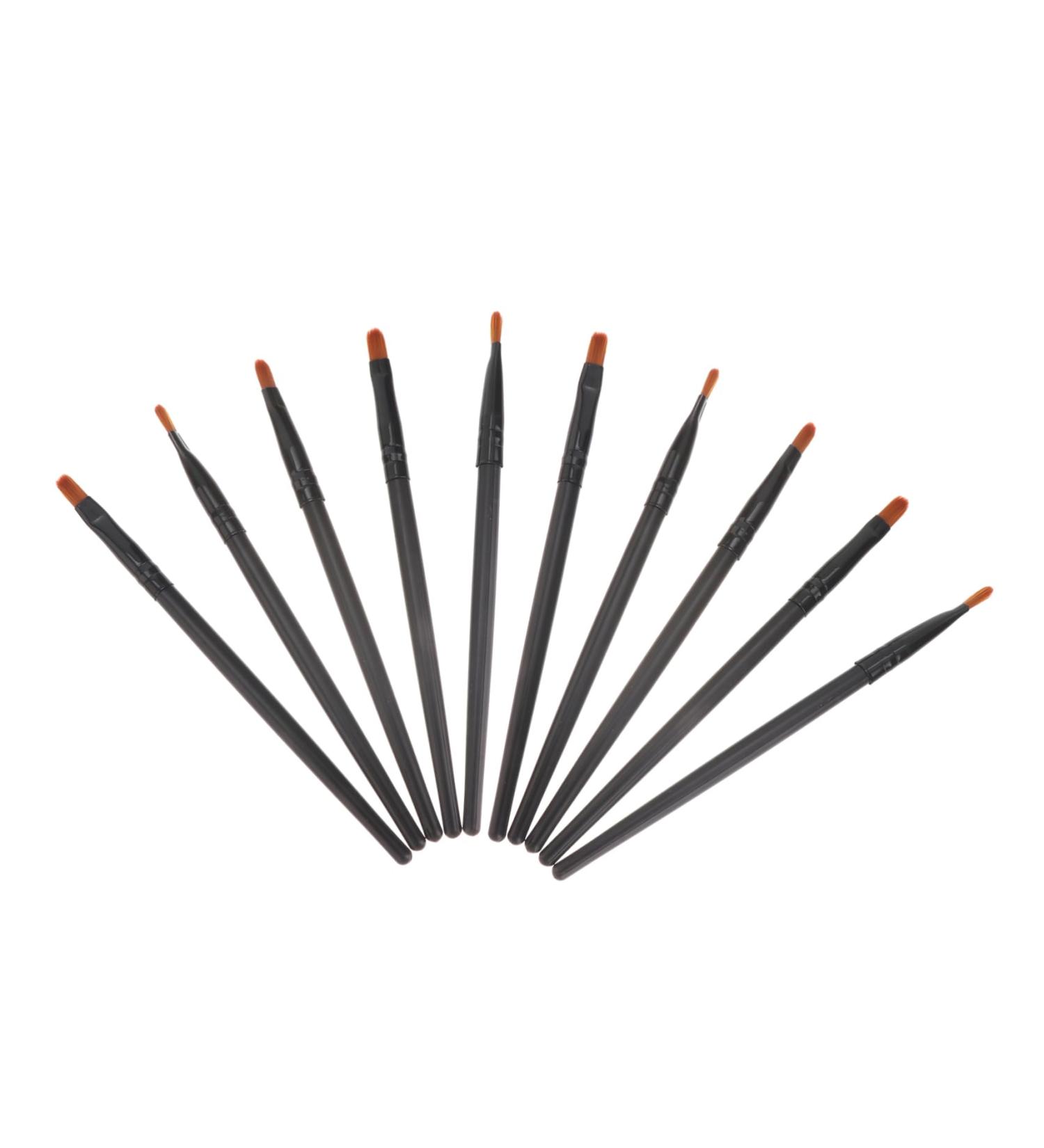 Balacoo 30 Pcs Nose Shadow Brush Liquid Eye Shadow Makeup Single-head Brush Miss Make up Highlight Brush 13x0.8cmx3pcs Blackx3pcs - Buy Online on GoSupps.com