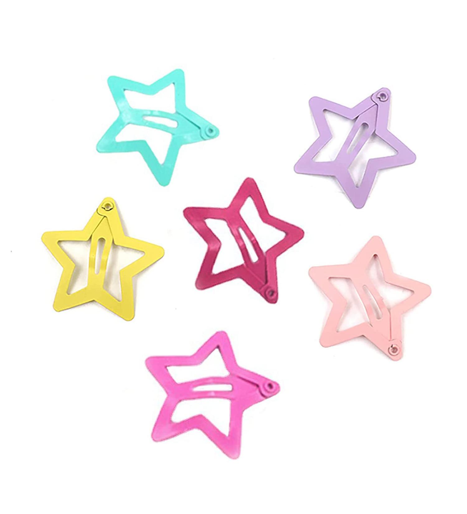 Star Snap Hair Clips - Pack of 30, Non-Slip Metal Clips for Women and Girls - Buy Online on GoSupps.com