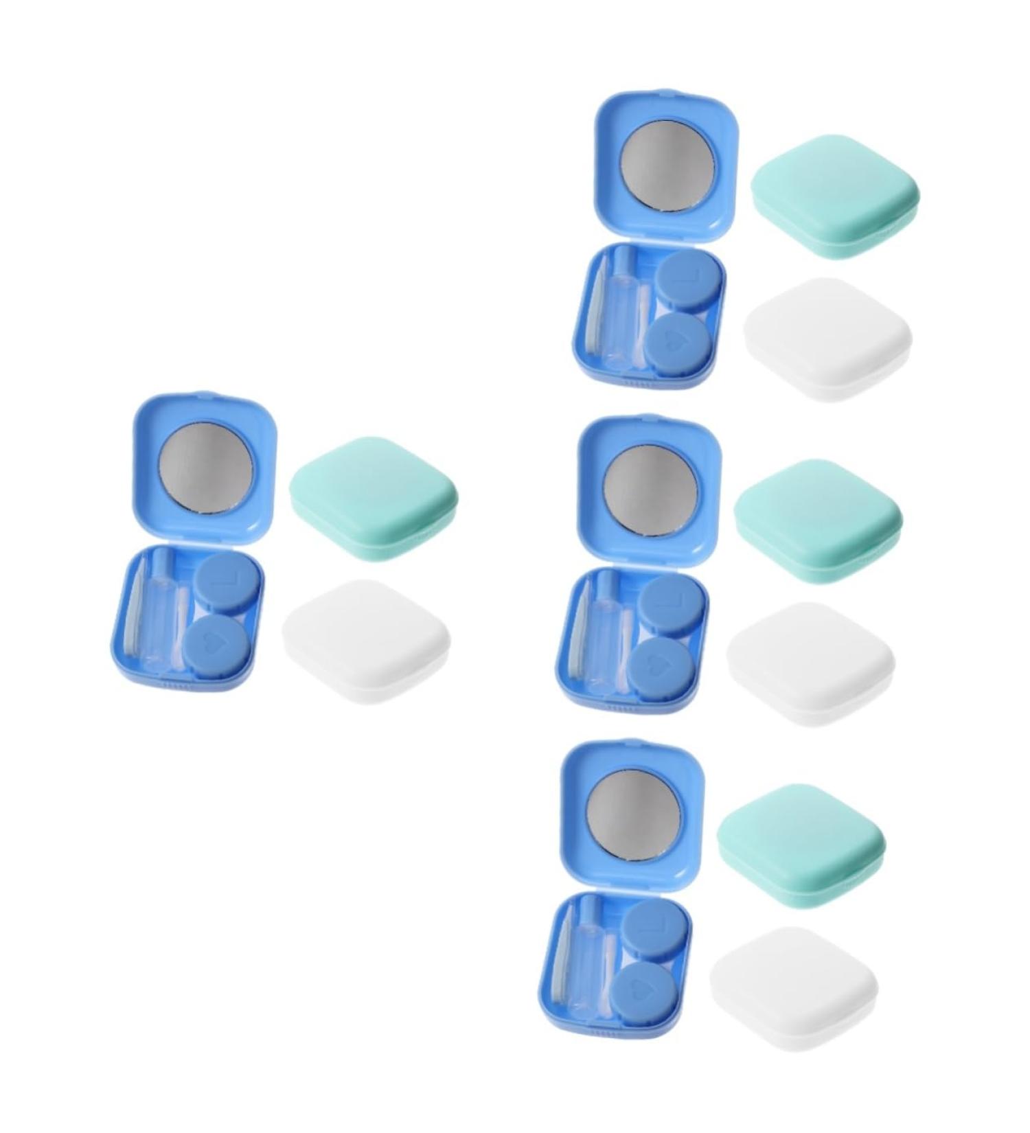 Gatuida Travel Contact Lens Case Set - Portable Organizer for Women | Exquisite 12-Sentence Container & Colored Lens Holder - Buy Online on GoSupps.com