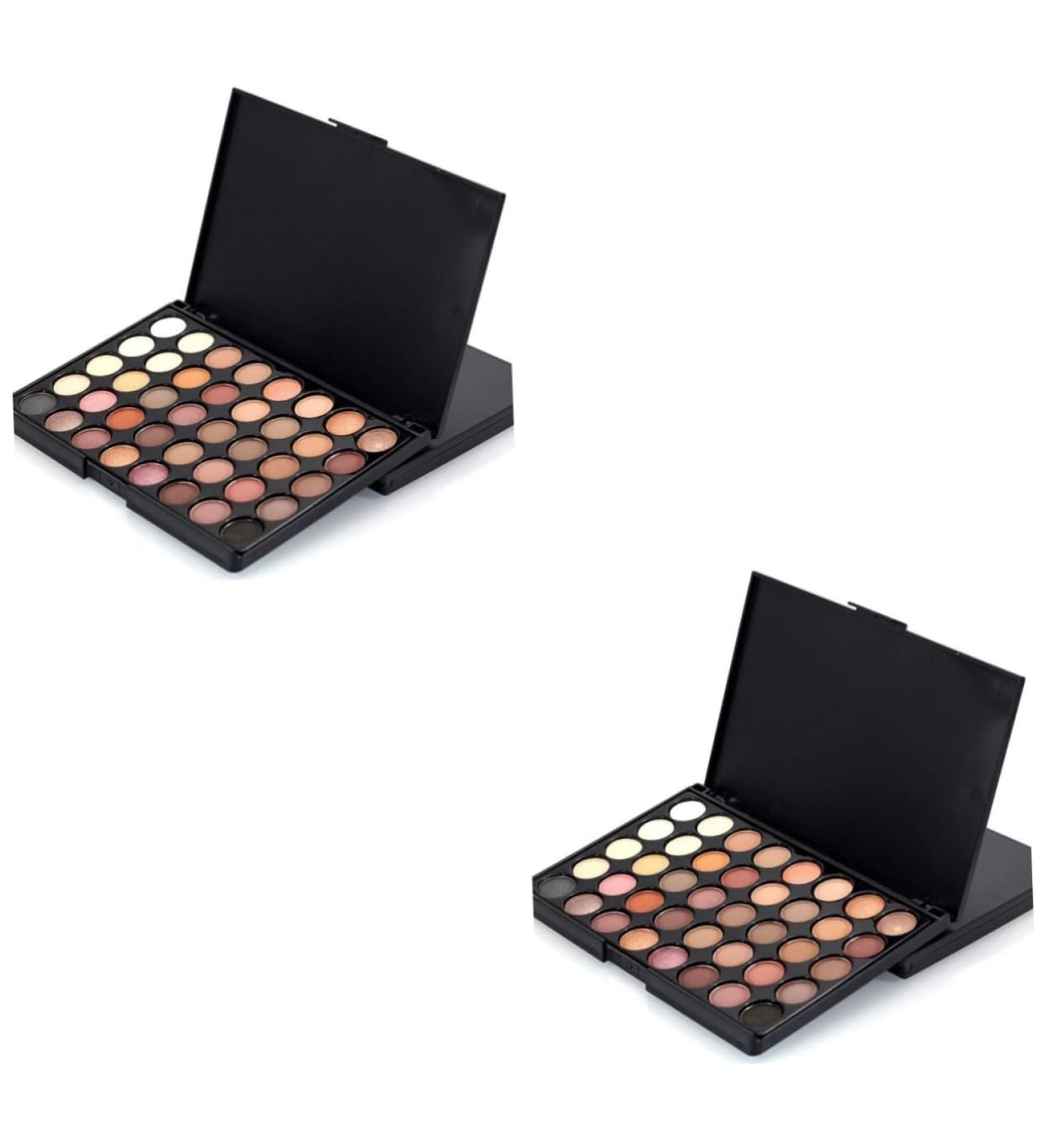 Beavorty 2pcs 40 Color Eyeshadow Palette - Matte Eyeshadow for Smoky Makeup - International Shipping Available - Buy Online on GoSupps.com