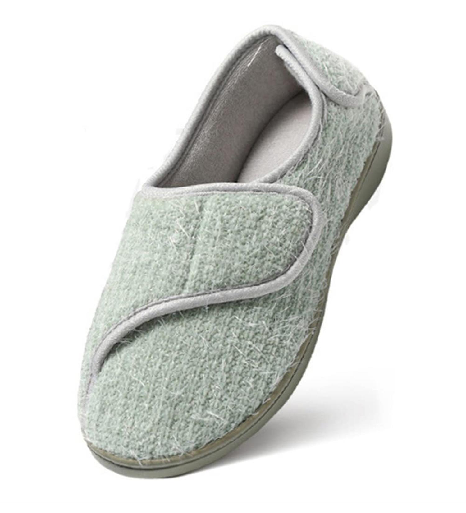 Women's Adjustable Strap Diabetic Edema Sandals - Extra Wide Width Shoes for Flat and Swollen Feet (Green, XL) - Buy Online on GoSupps.com