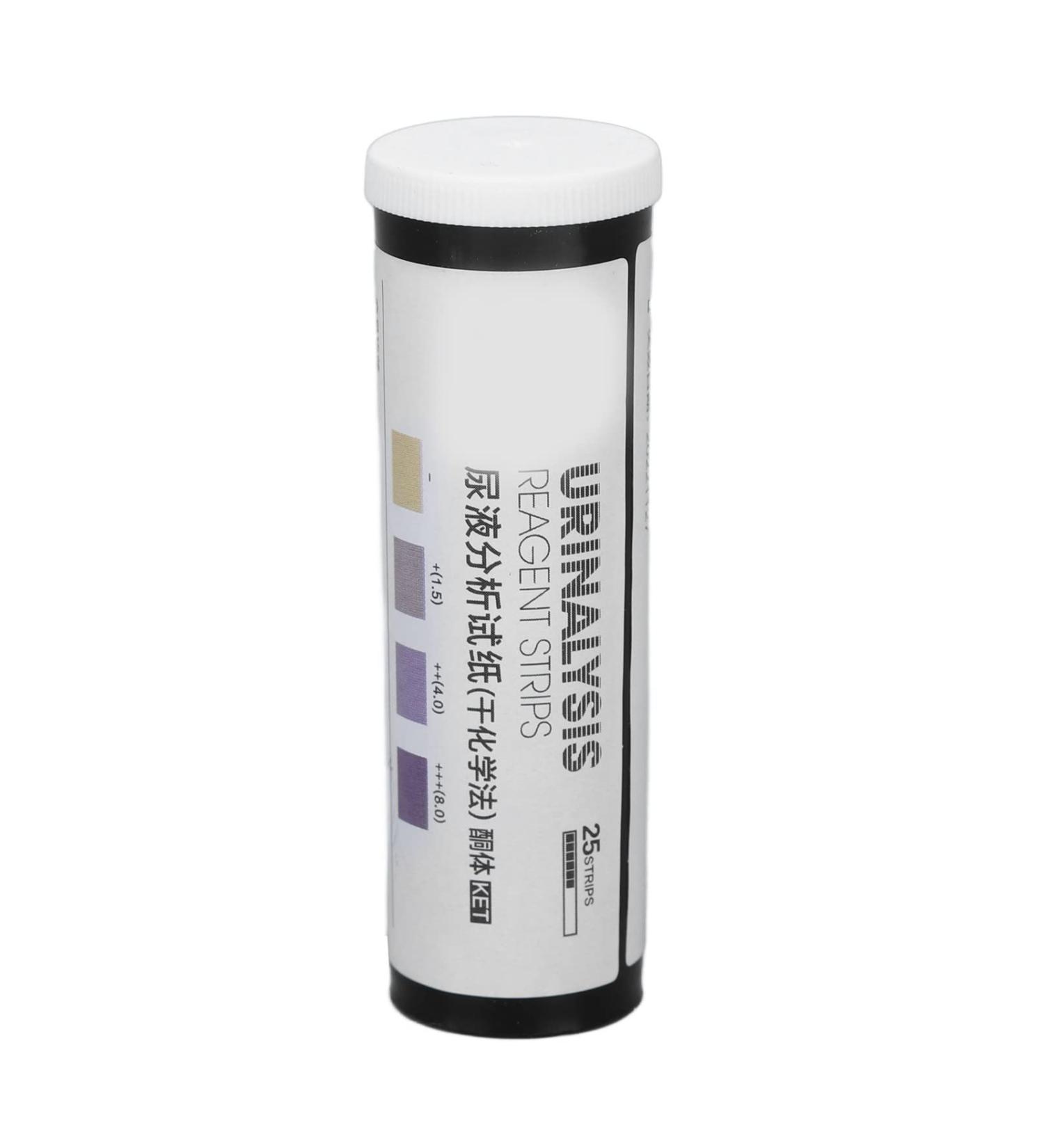 Anggrek Ketone Urine Test Strips 25pcs - High Sensitivity Ketones Level Measure for Dieting & Fitness - Accurate Results - Buy Online on GoSupps.com