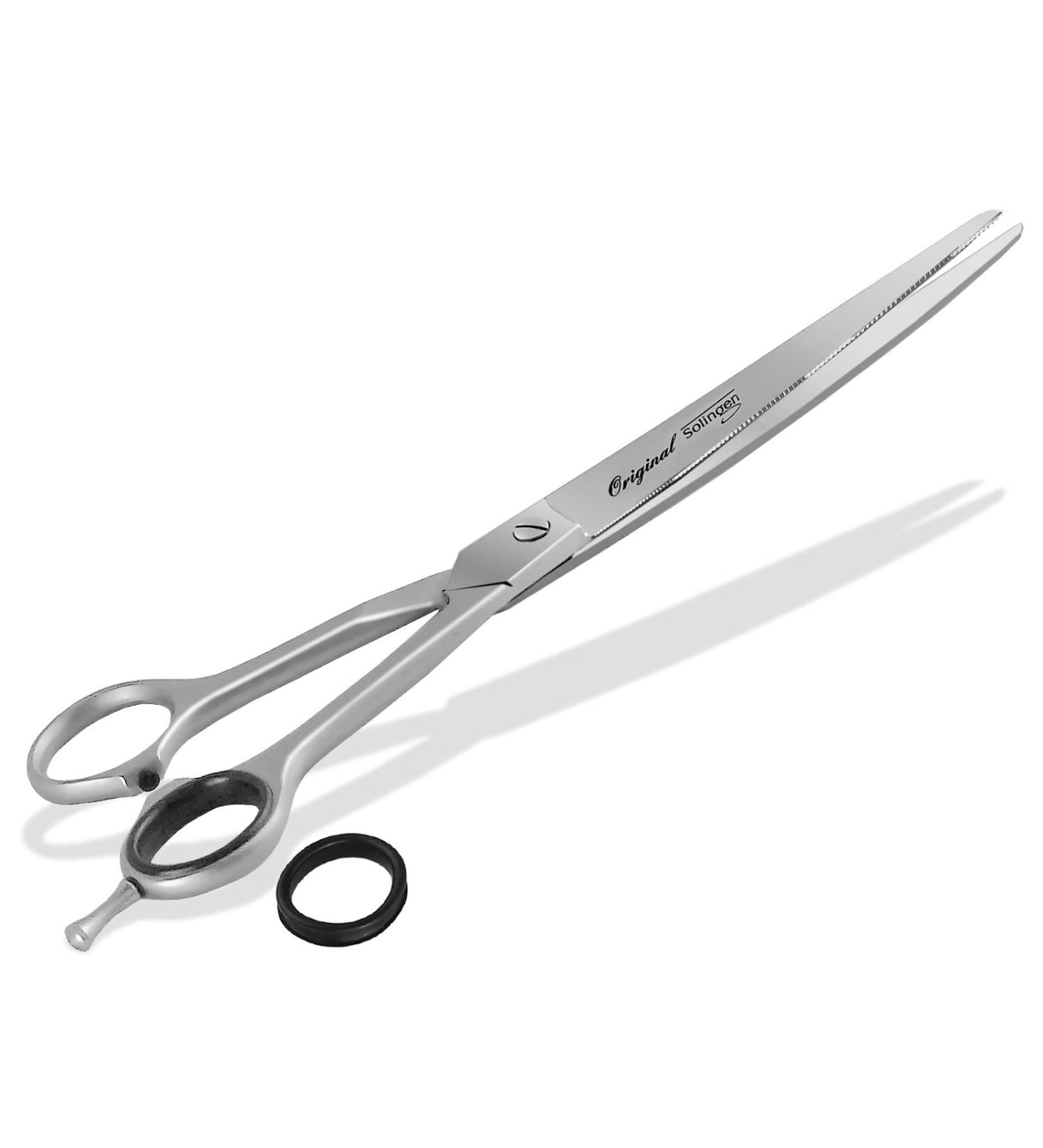 Premium 8-Inch Soling Fur Shear Scissors for Dogs & Cats - Made in Germany Stainless Steel Perfect for Pet Fur Care - Buy Online on GoSupps.com